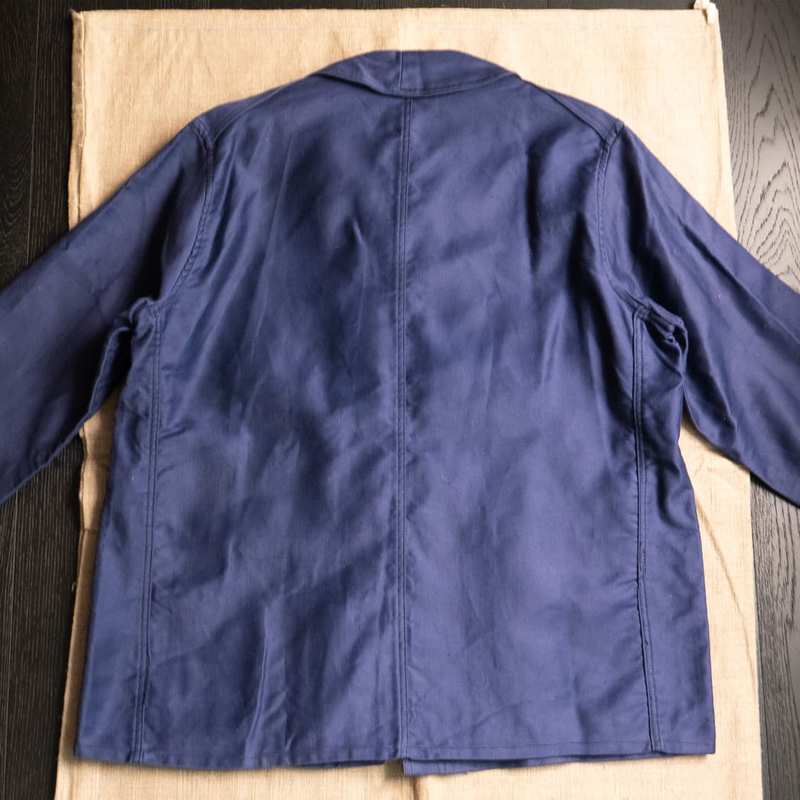 40s French Blue moleskin work jacket  상품이미지10