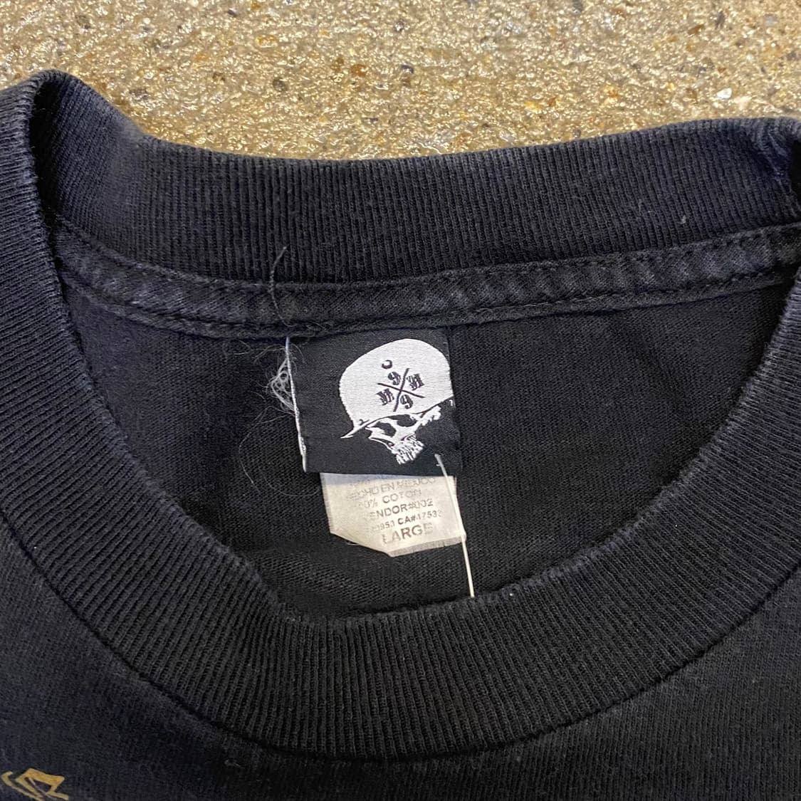 미국 빈티지 메탈 멀리샤 해골 스컬 프린팅 반팔티 락티셔츠 상품이미지5