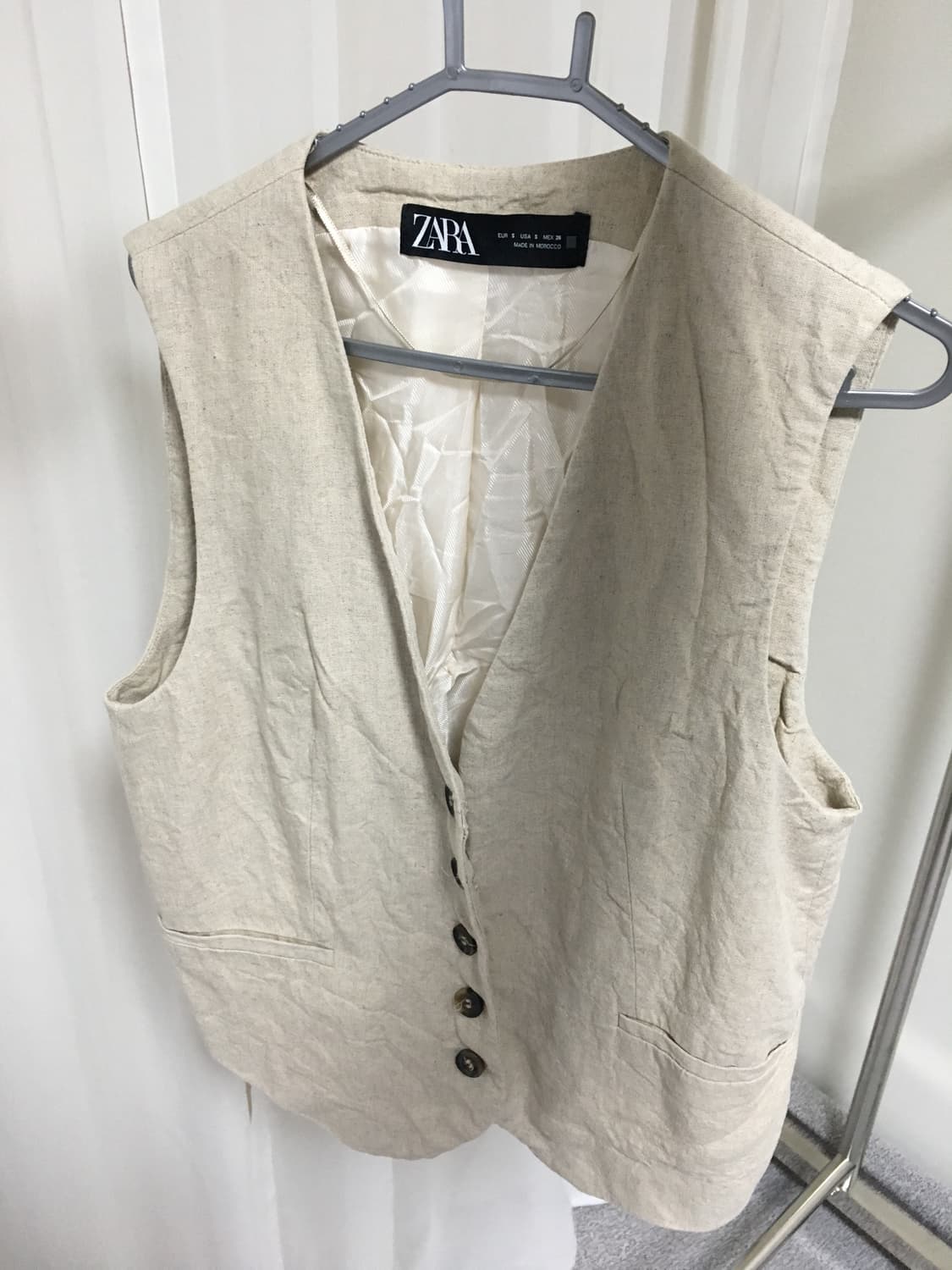 자라 린넨 베스트 조끼 상품이미지1