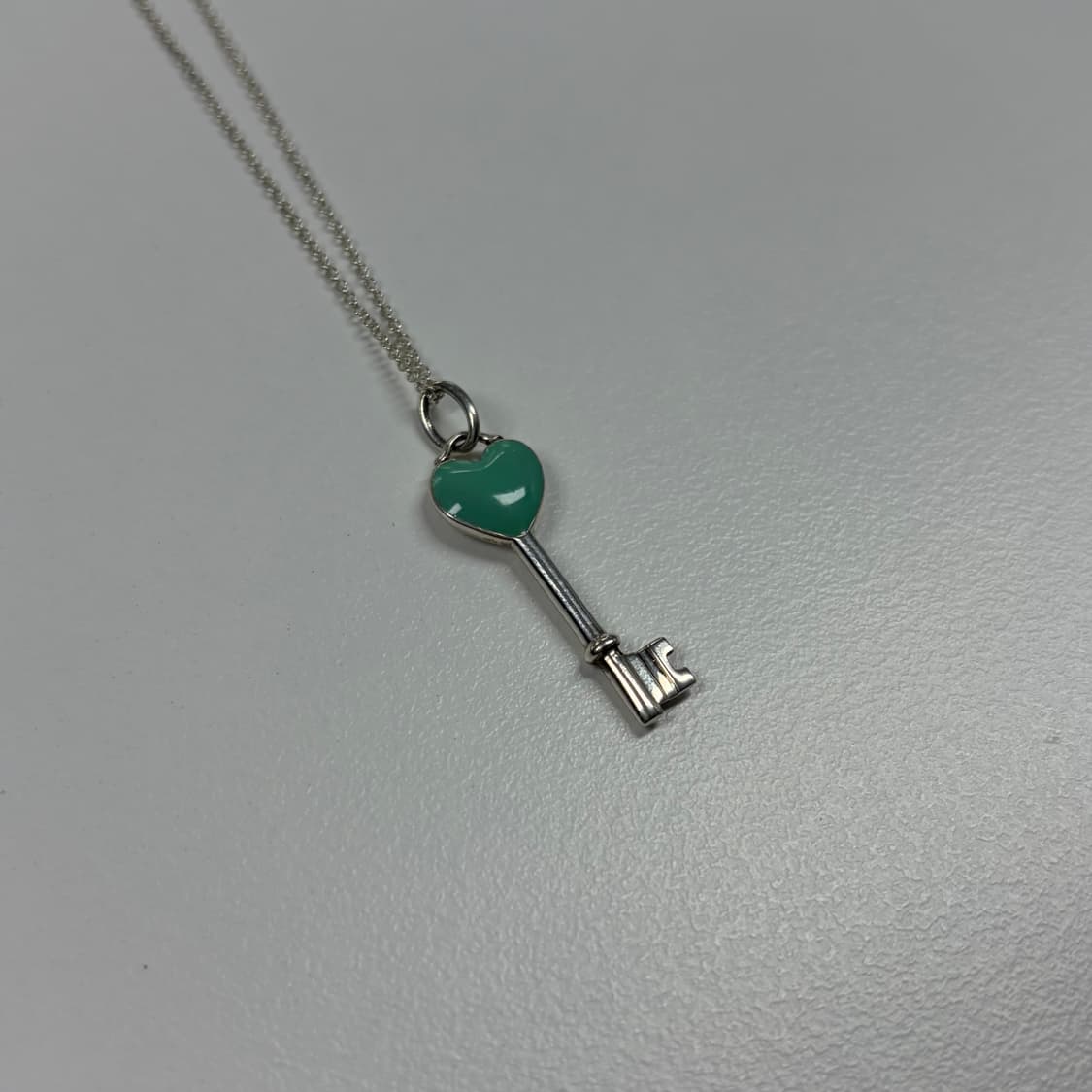 티파니앤코 민트 하트 태그키 목걸이 상품이미지2