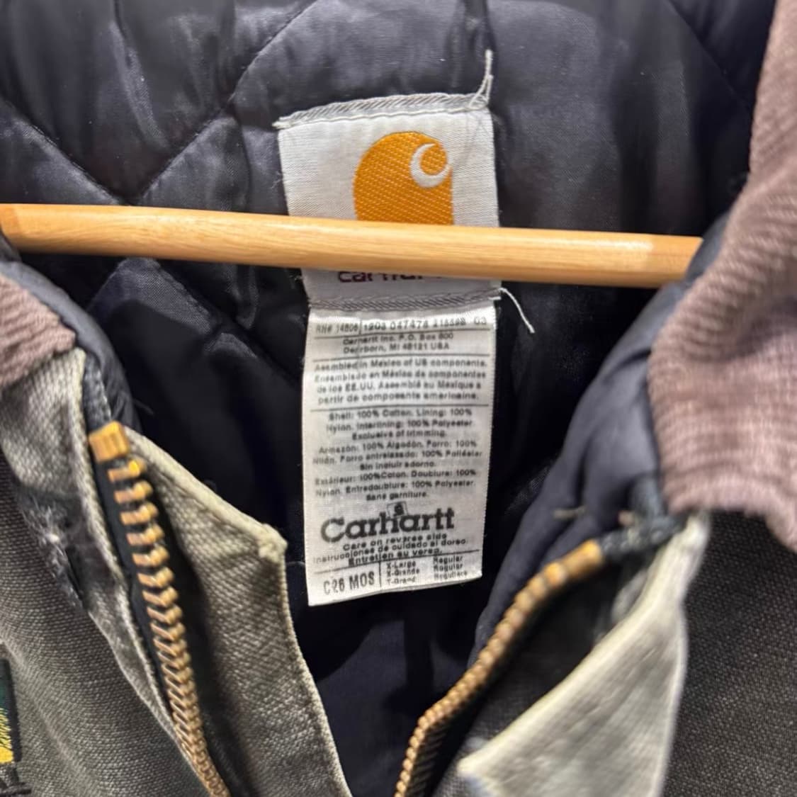 Carhartt] 빈티지 칼하트 C26 MOS 샌드스톤  자켓 상품이미지3