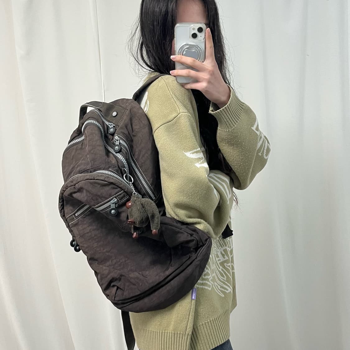 Kipling Backpack Brown 상품이미지1