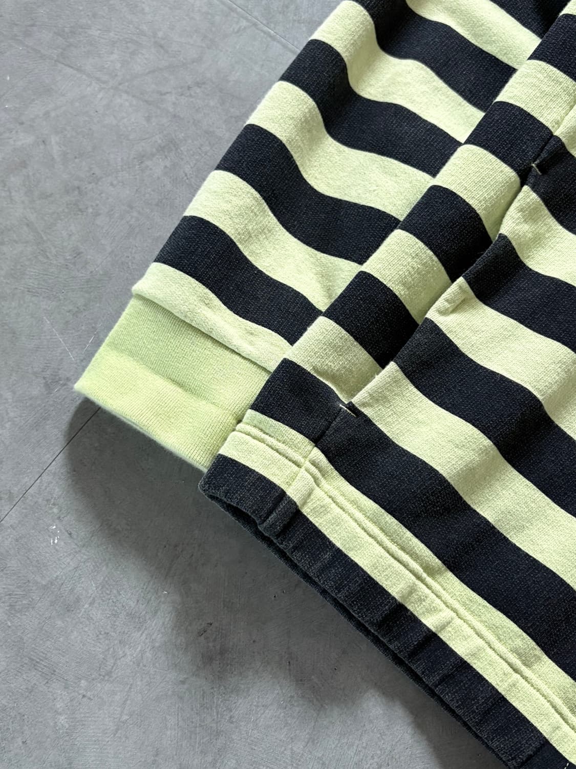 Stone-Island 스톤아일랜드 마리나 네온 컬러 스트라이프 후드 집 상품이미지5