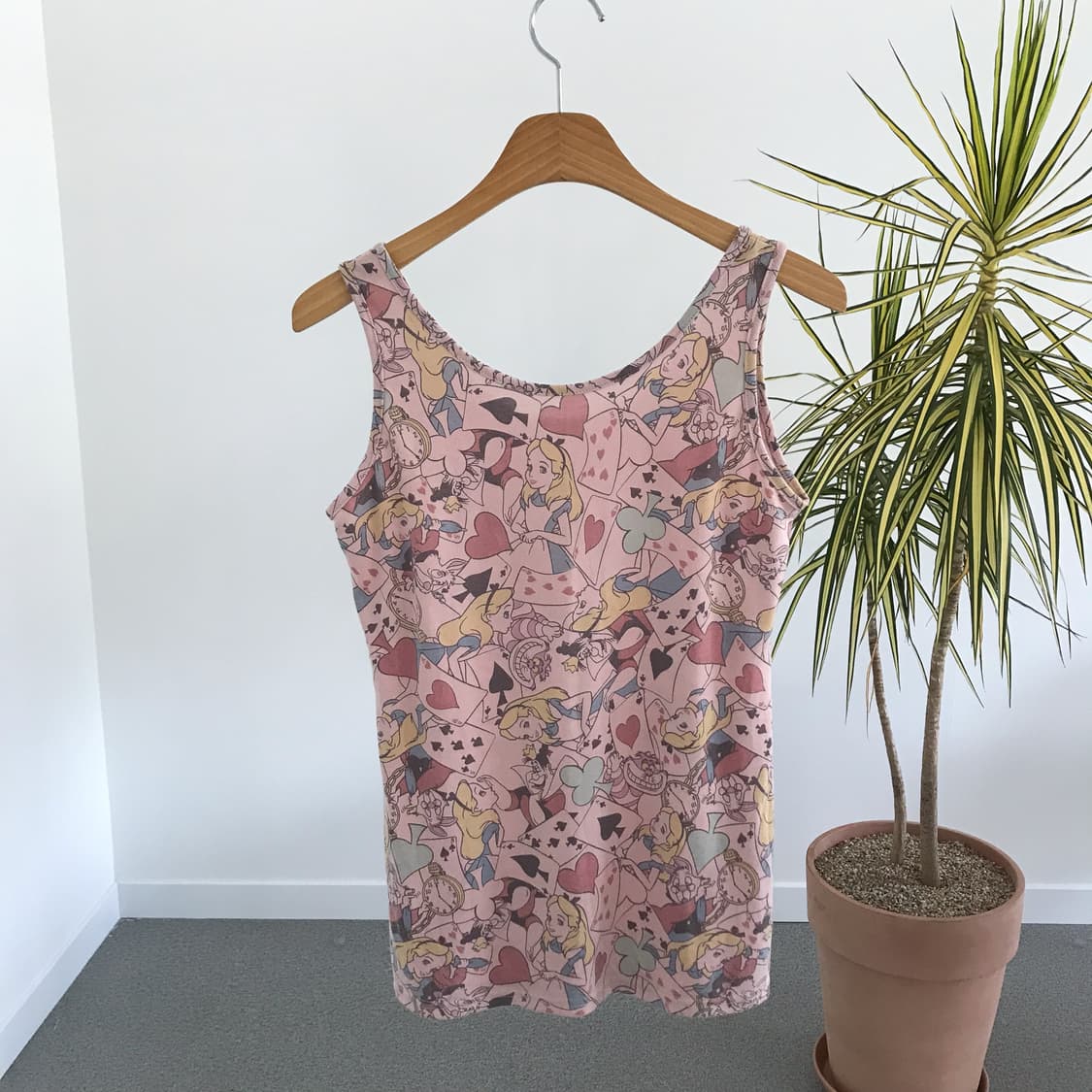 85-90 빈티지 y2k 앨리스 슬리브리스 나시 탑  상품이미지4