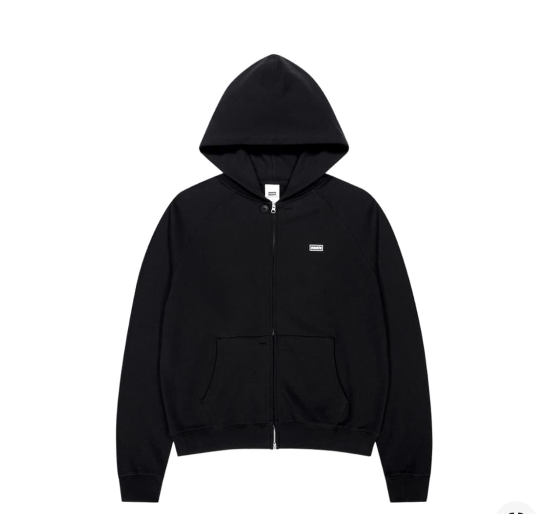 [3] 산산기어 X 오아시스 후드 집업 블랙 상품이미지1