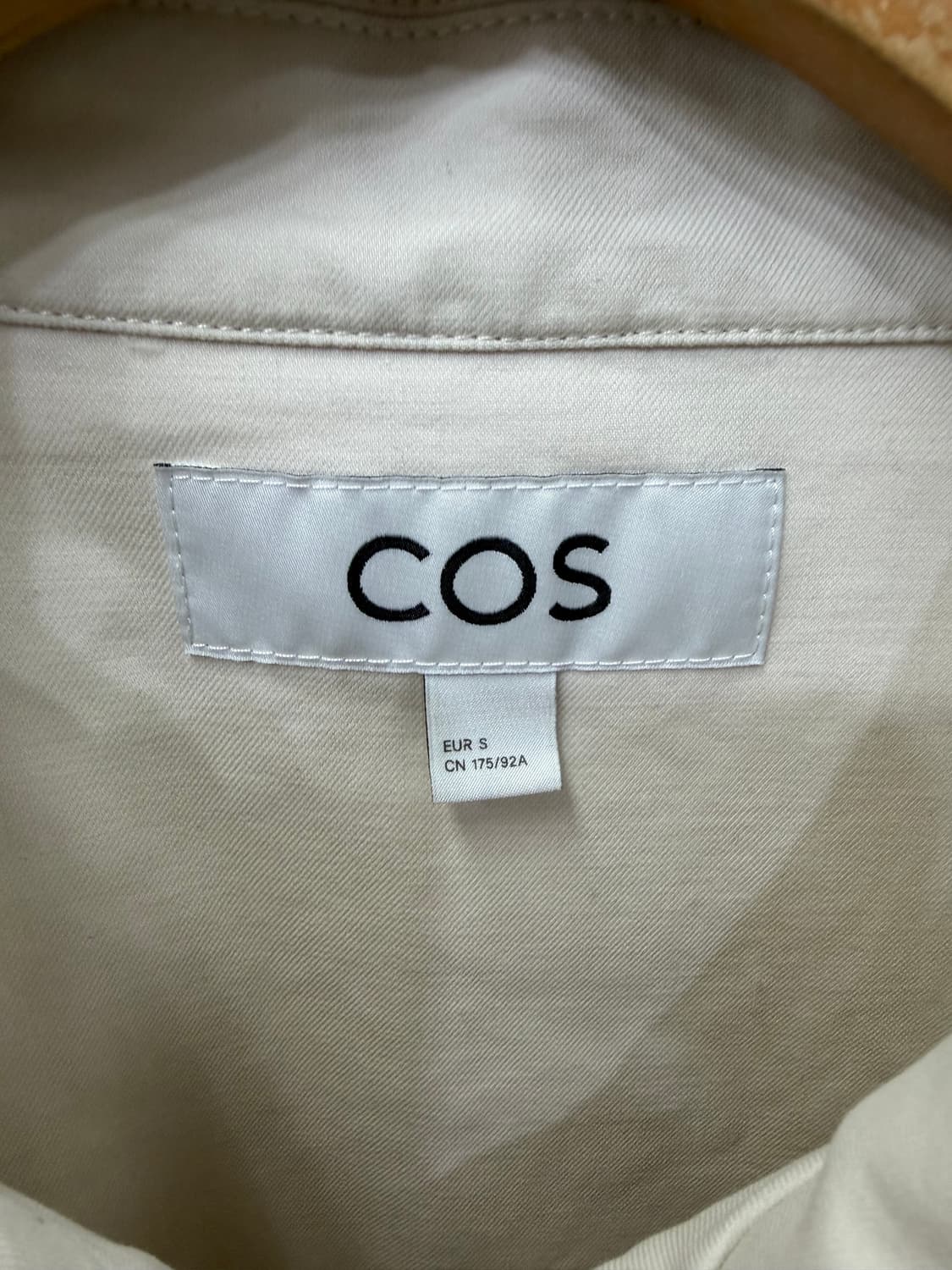 정품) COS 코스 남성 오버핏 하프집업 자켓 S  상품이미지6