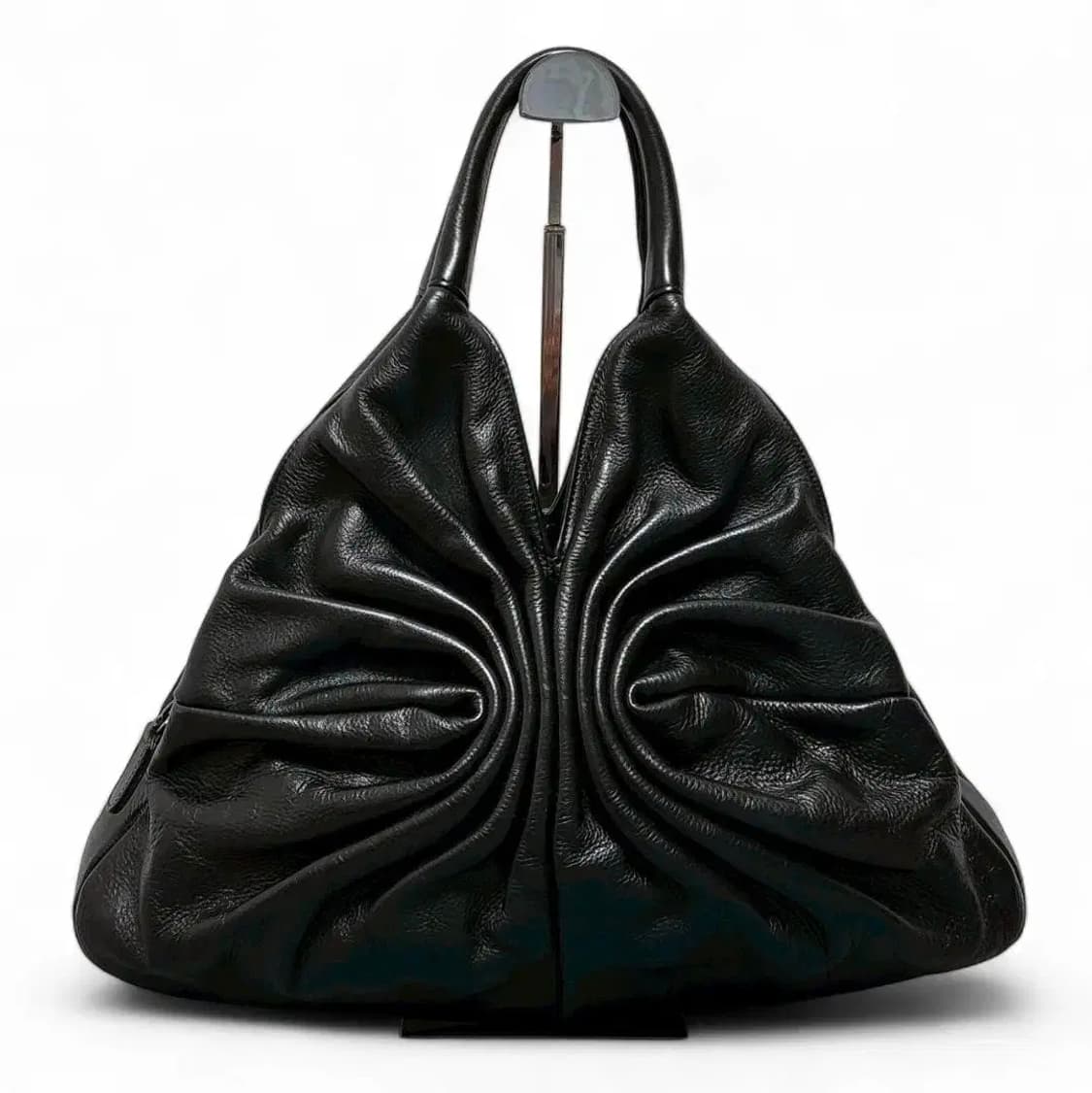 아루칸 벨도레 카우레더 숄더백 꼼데 요지 스타일 상품이미지1