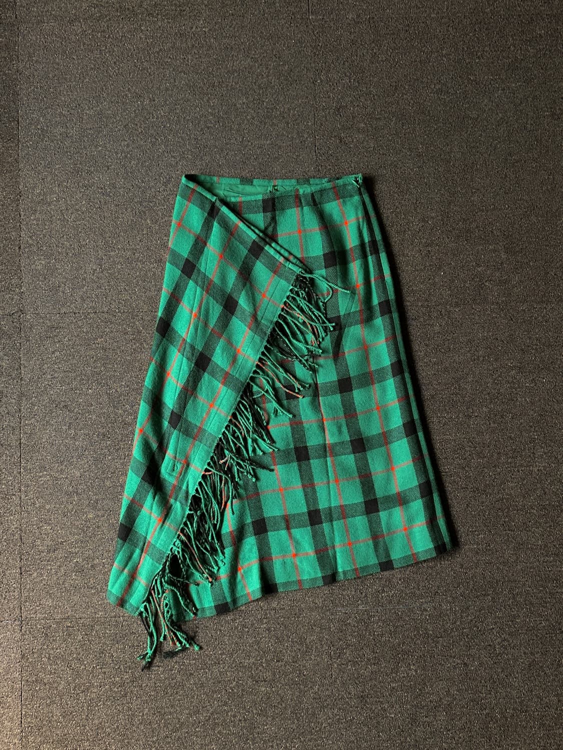JW Anderson x Uniqlo 프린지 체크 스커트 상품이미지7
