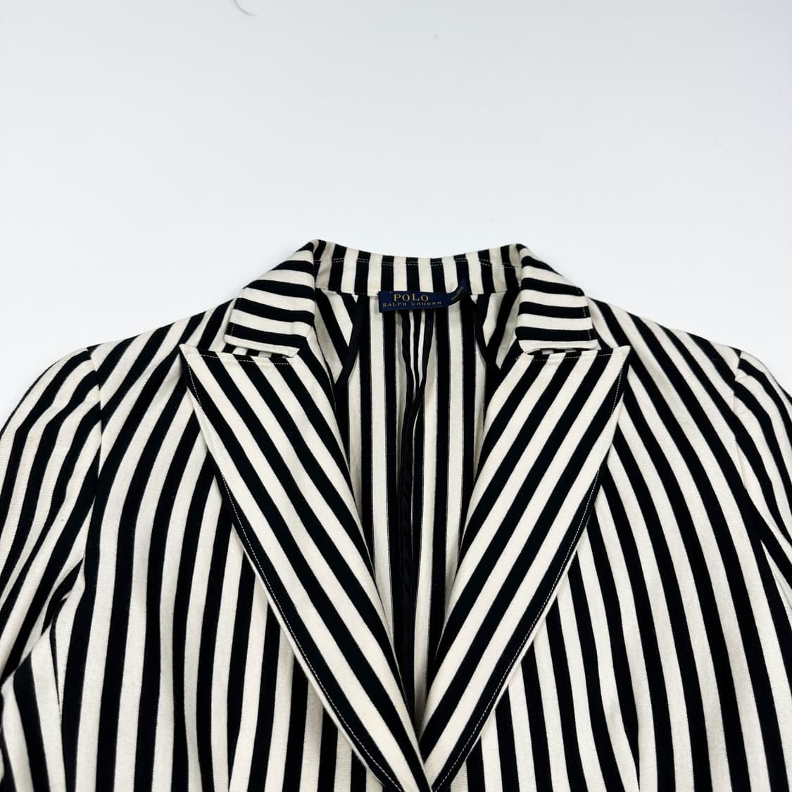 폴로 랄프로렌 여성 스트라이프 원버튼 블레이져 여성XS 상품이미지2