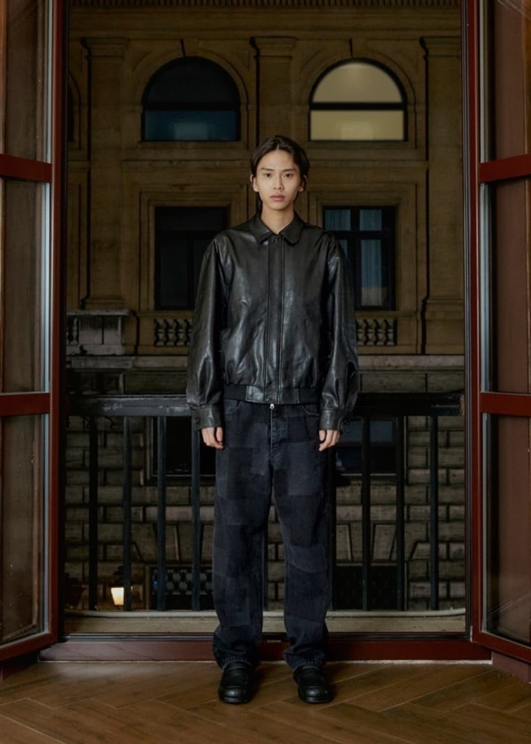 [5] 브라운야드 레더 블루종 상품이미지1