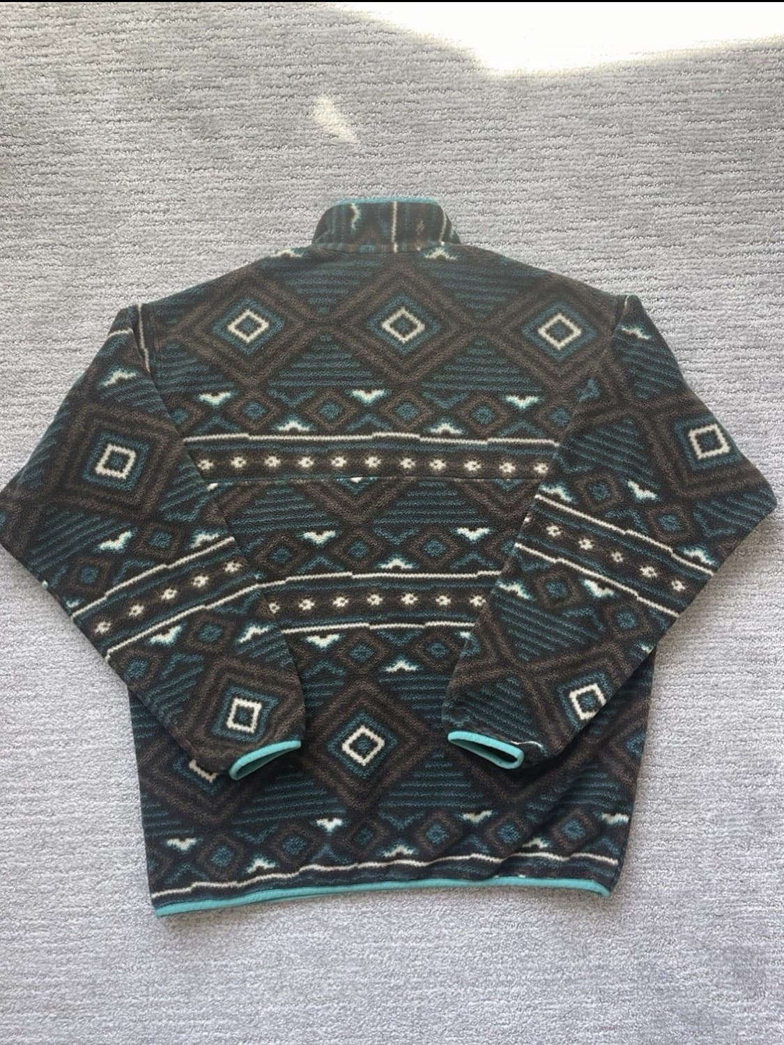 23FW 파타고니아 신칠라 스냅-T 청록/브라운 아즈텍 패턴 상품이미지7