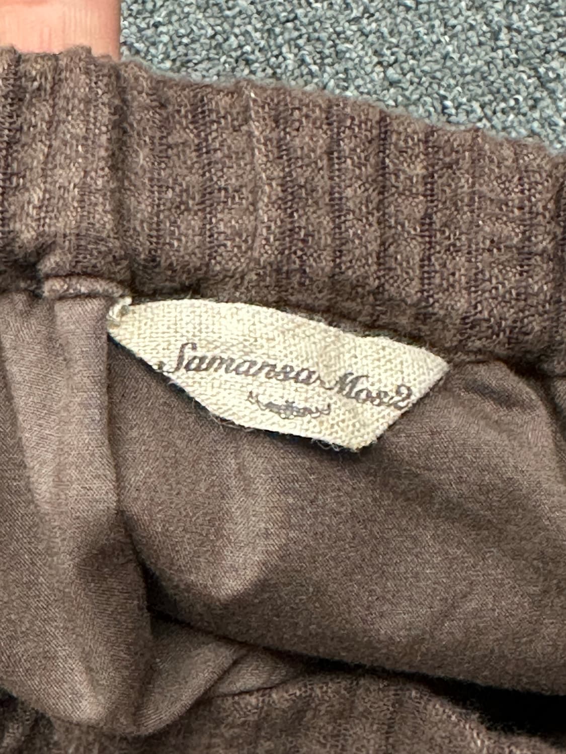 OS)Japanese vintage  MOS’2 브라운 니트치마  상품이미지3