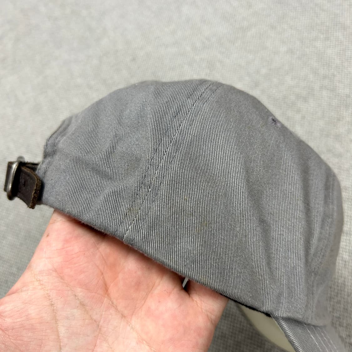 폴로 그레이 스몰포니 볼캡 상품이미지5