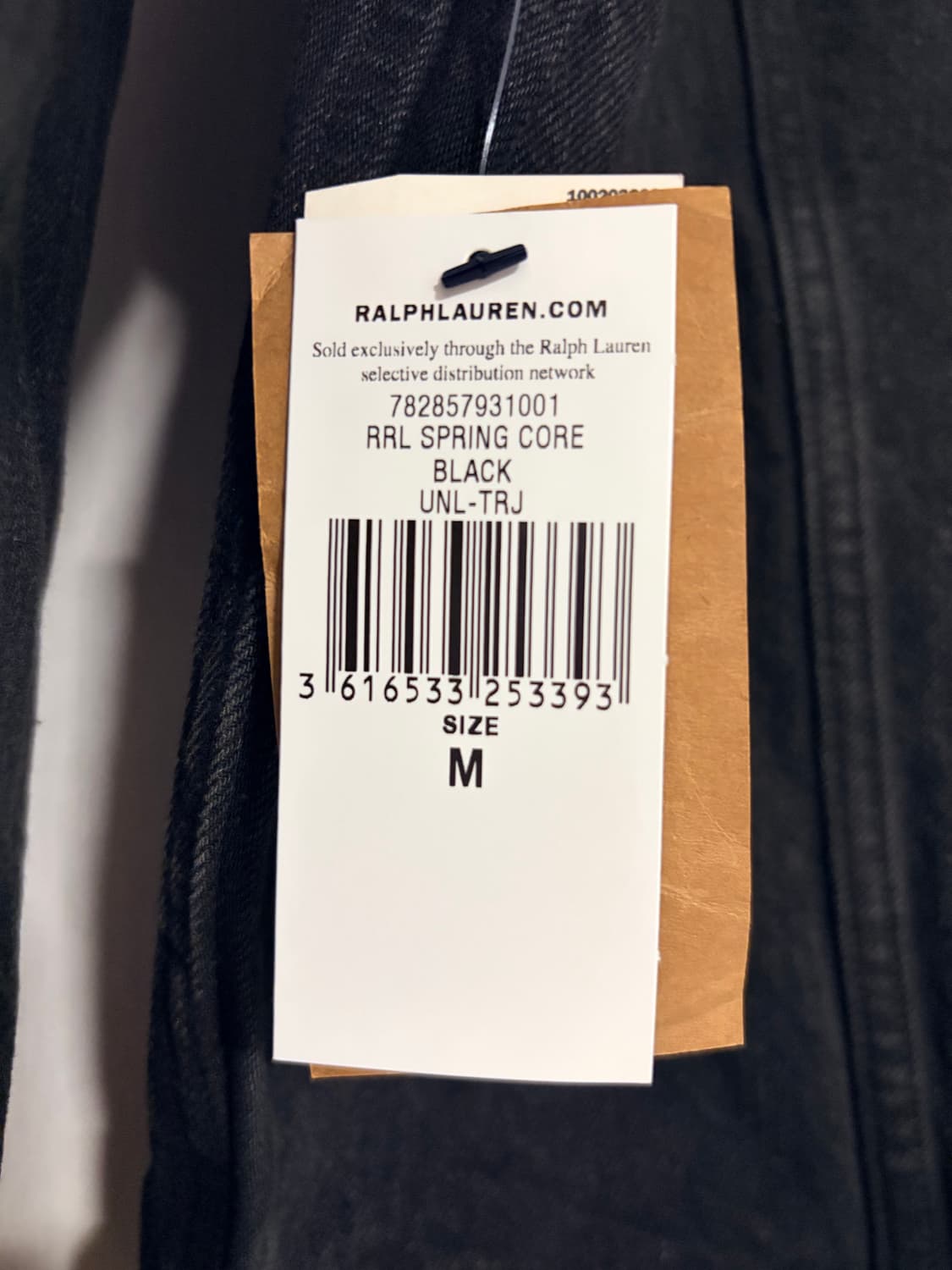 RRL 더블알엘 데님 트러커 자켓 LOT271 블랙 M 상품이미지3