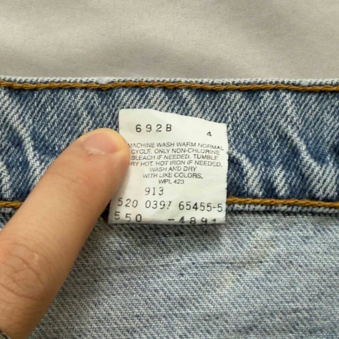 90s 리바이스 550 데님팬츠 W34 L32 상품이미지7