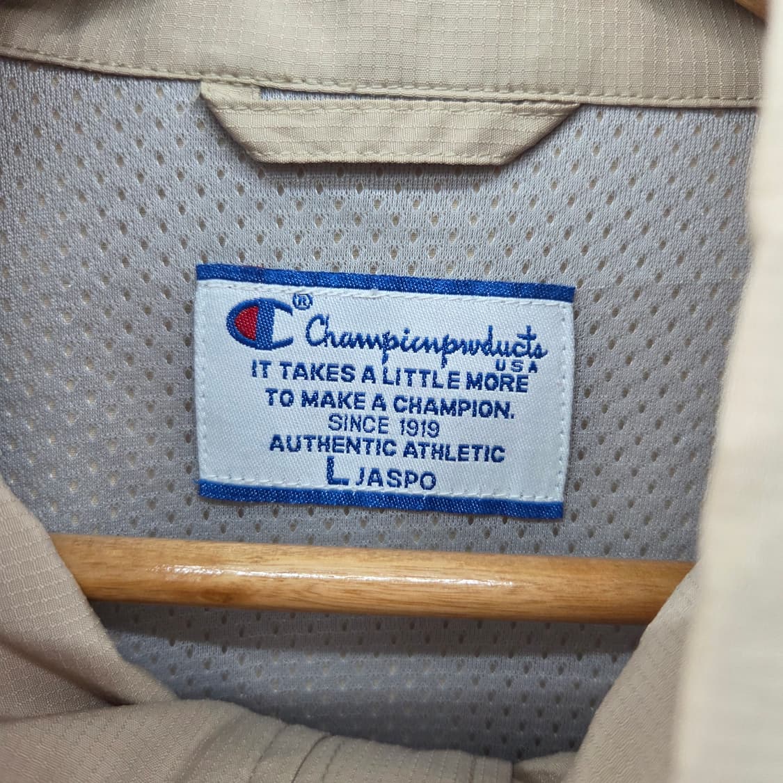 챔피온 라인드 트랙 자켓 베이지 남L 상품이미지5