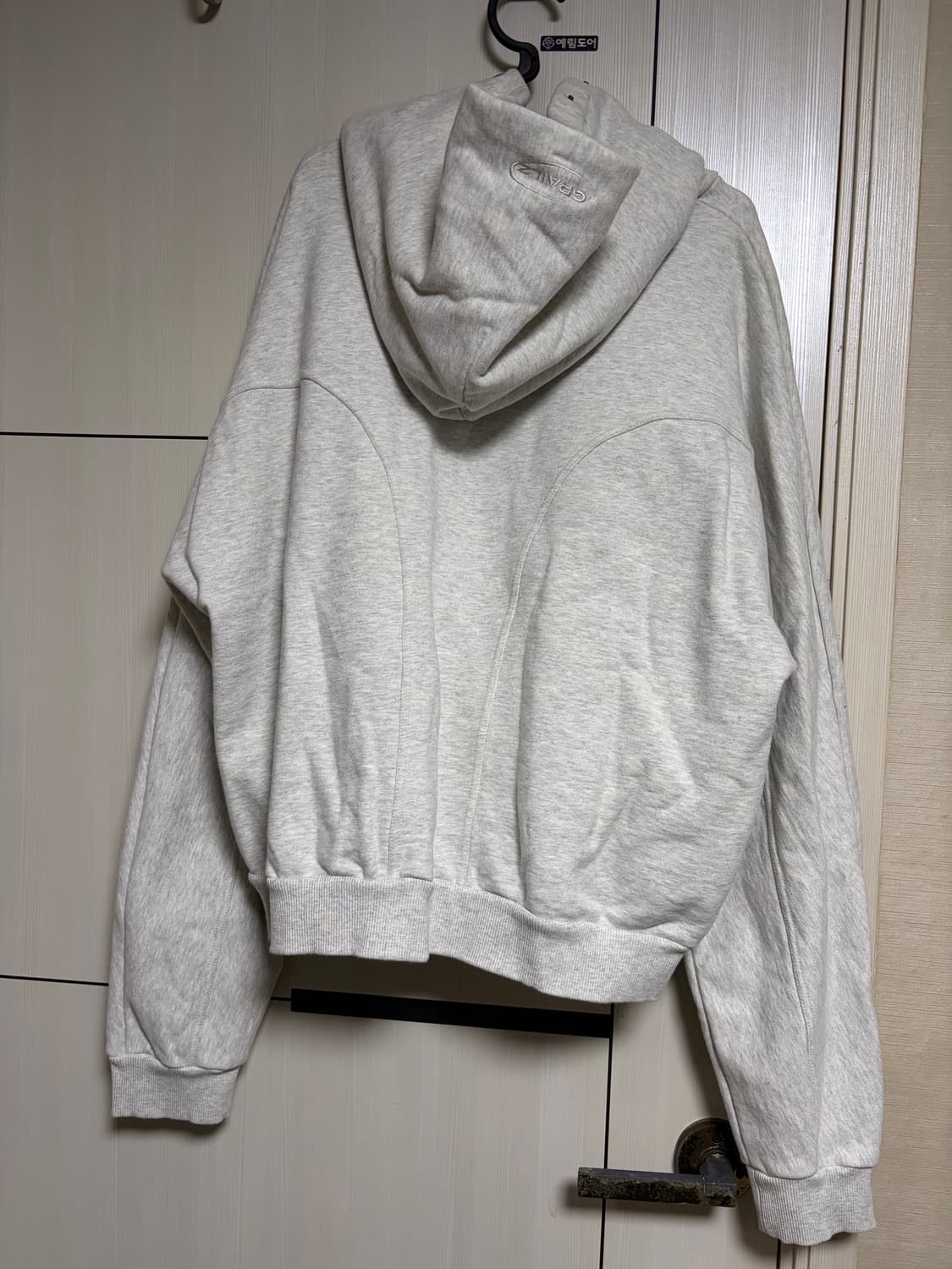 그레일즈 지오메트리 후드티 헤더그레이 1사이즈 상품이미지2