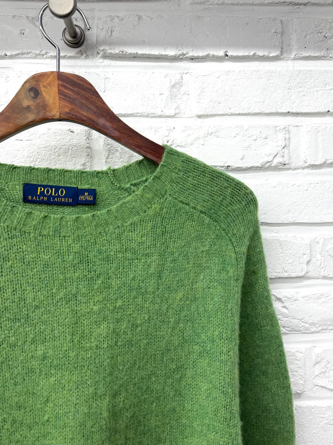 폴로 그린 암패치 니트  상품이미지4