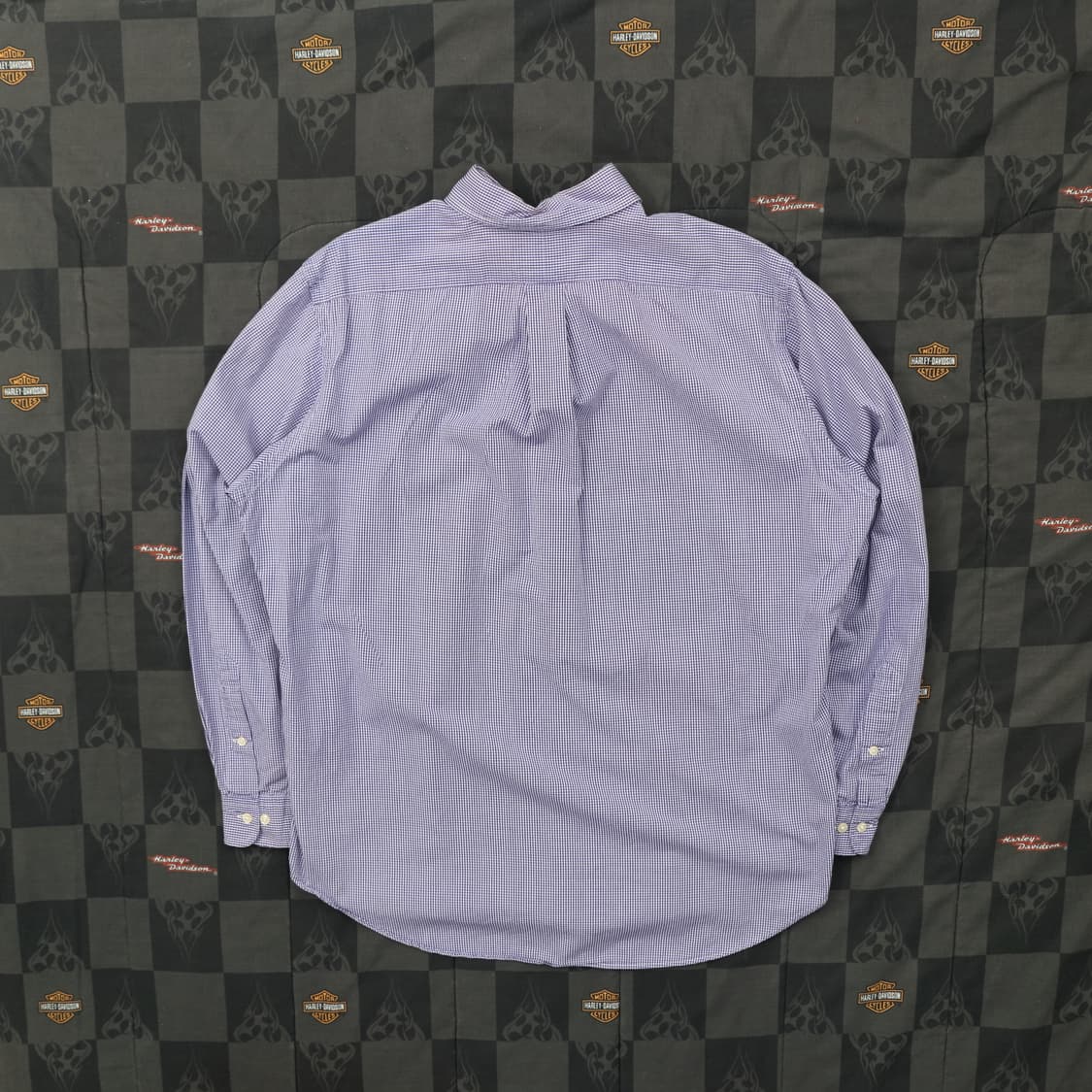 폴로 깅엄 체크 셔츠 XL B76 상품이미지5