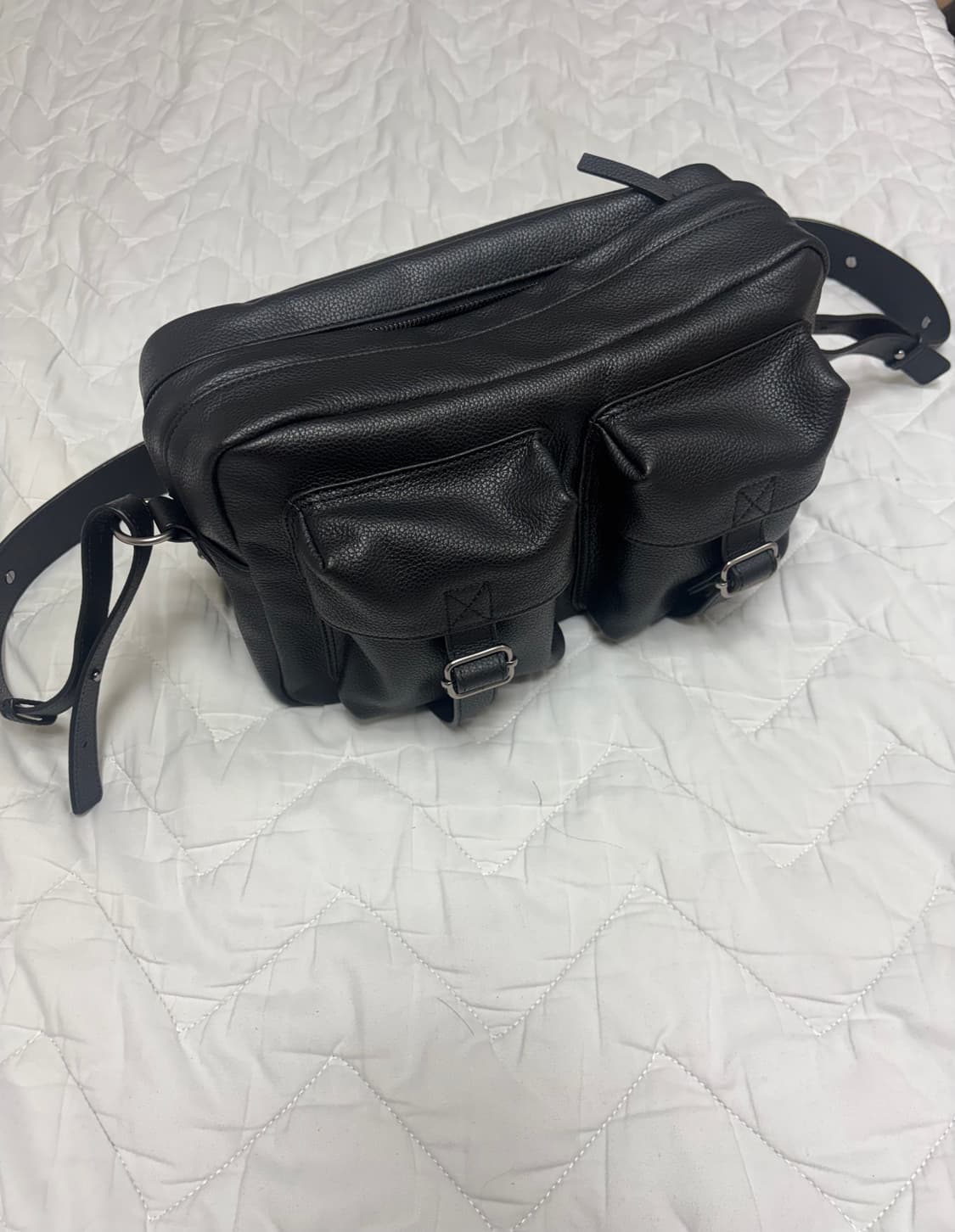 유스 youth 24 fw 가죽 레더 카메라백 (이너백 포함) 상품이미지3