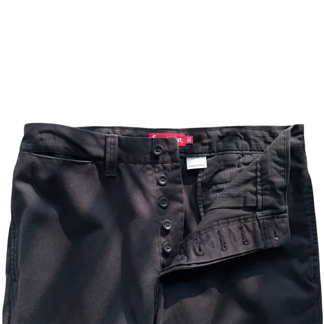 슈프림 핀업 치노 팬츠 블랙 상품이미지5