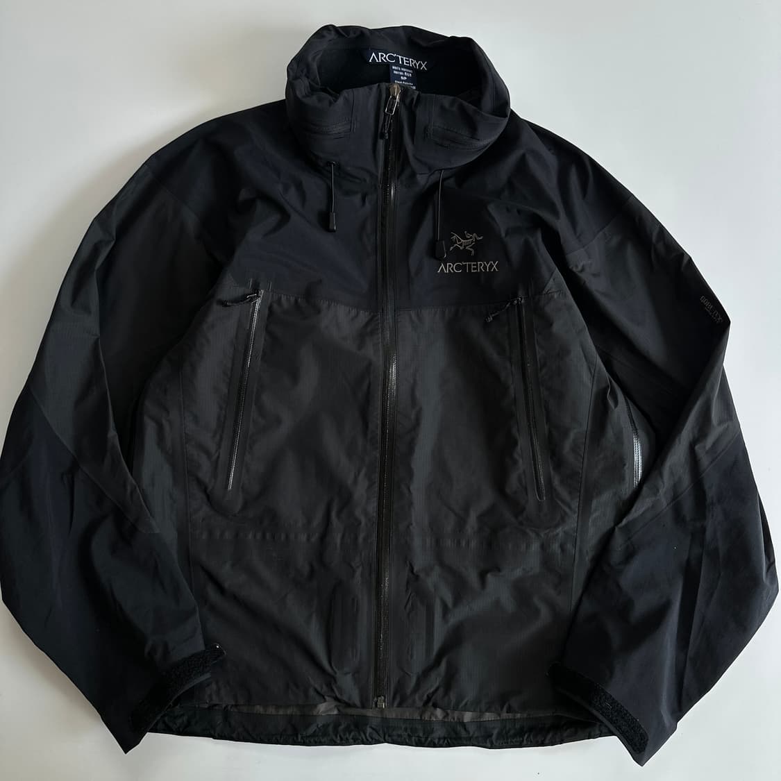 Arc'teryx 아크테릭스 구형 알파SV 블랙 쉐도우 고어쉘 히든 후드 상품이미지3