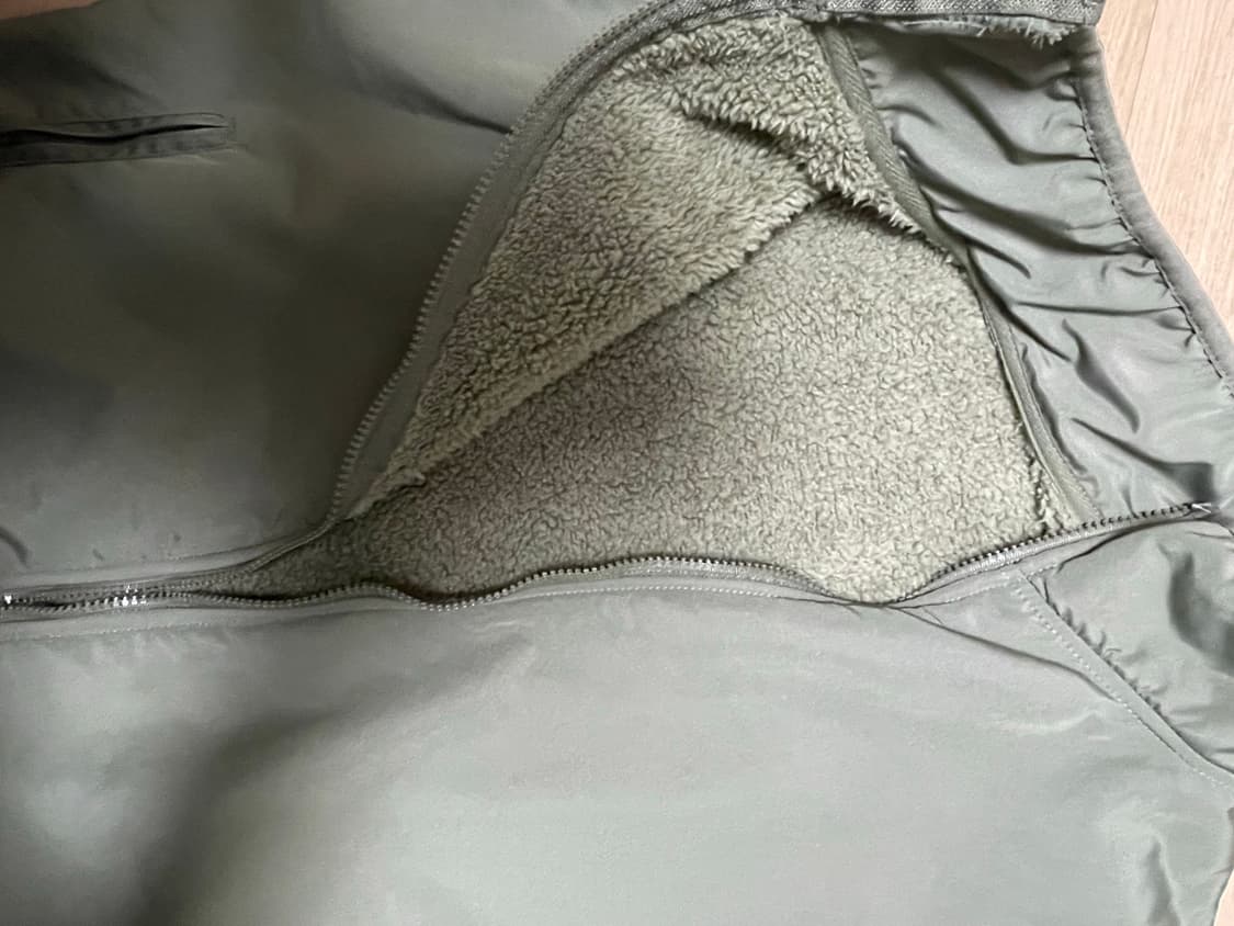 카키 후리스 자켓 상품이미지2