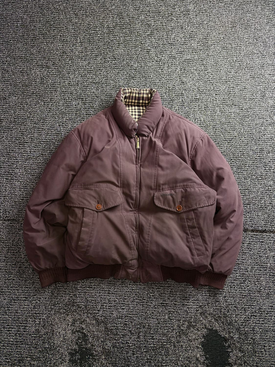 90s 런던포그 아카이브 리버서블 푸퍼 점퍼 3232 상품이미지2