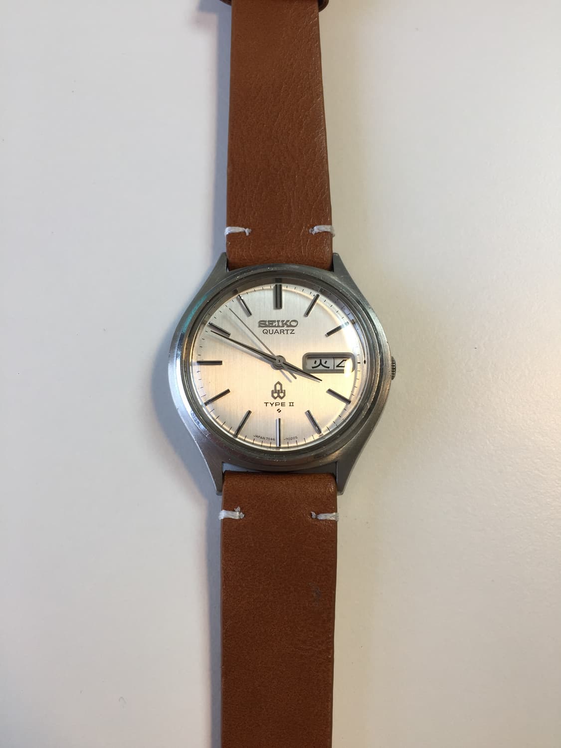 70s seiko type 2 silver dial quartz 상품이미지6