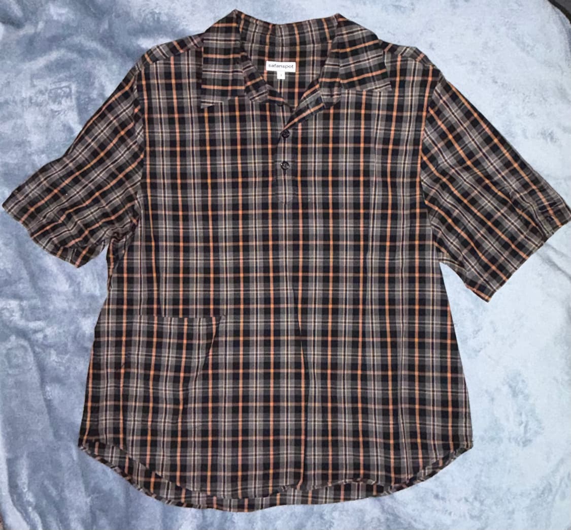 사파리스팟 pocket check half shirts 상품이미지1
