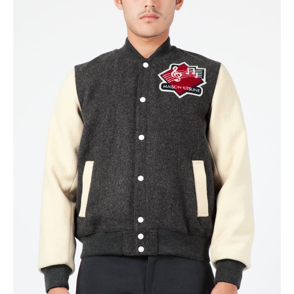 (매장판) 메종키츠네 울 바시티 자켓  상품이미지2
