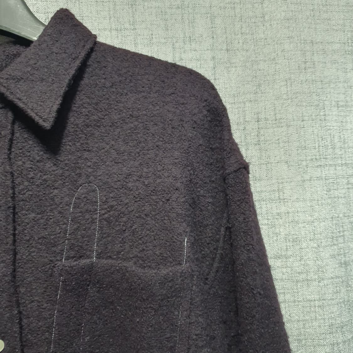 타이핑미스테이크 남성 울 셔츠  상품이미지3