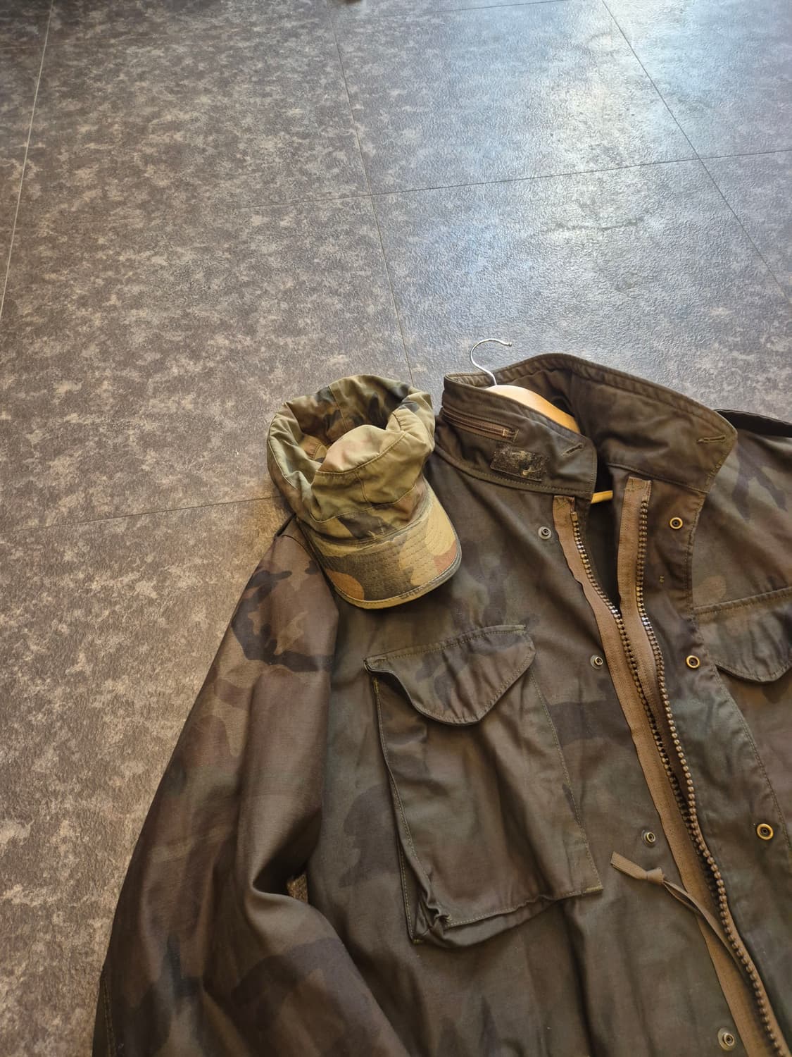 미군 M-65 필드 재킷 +바지 +모자 세트 상품이미지3