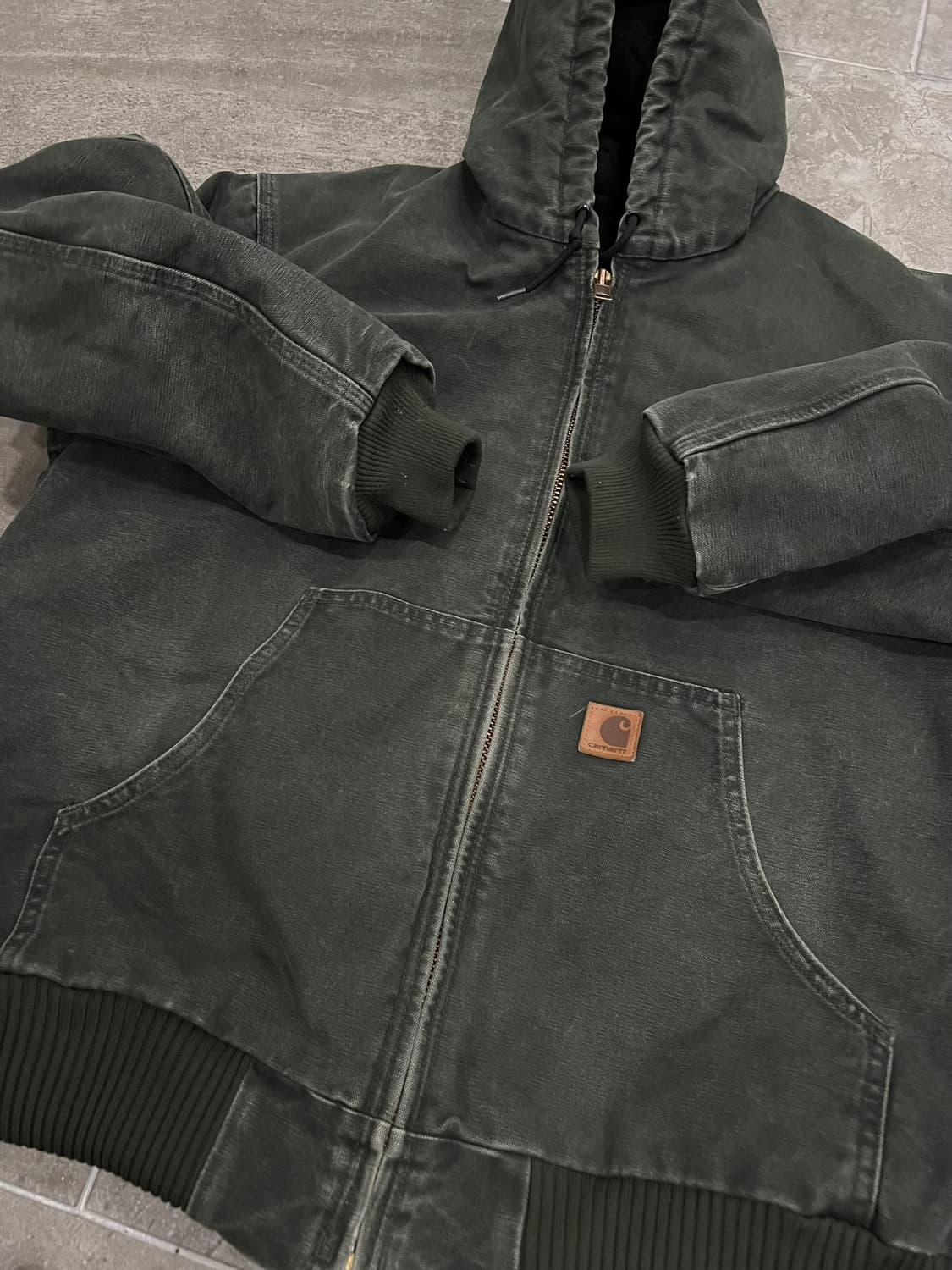 (L) 칼하트 덕 액티브 후드자켓 J130 MOS 모스그린 상품이미지7