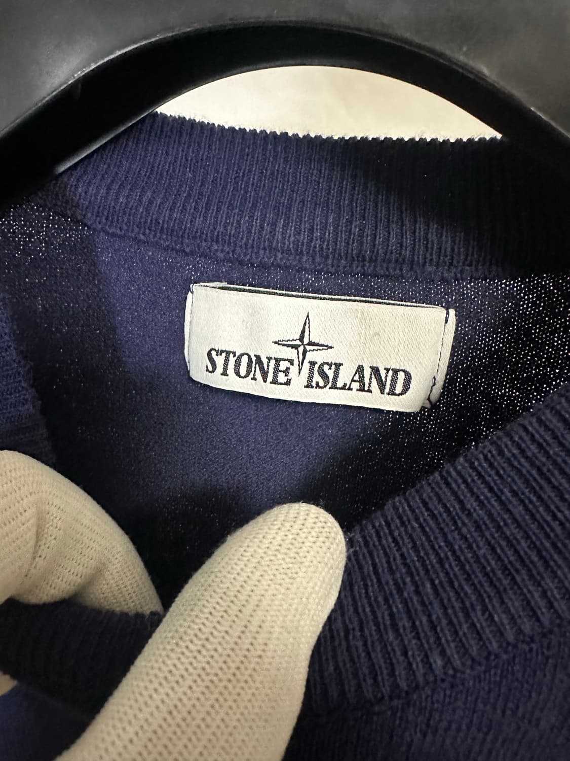 스톤아일랜드 네이비 니트 (L) 상품이미지3