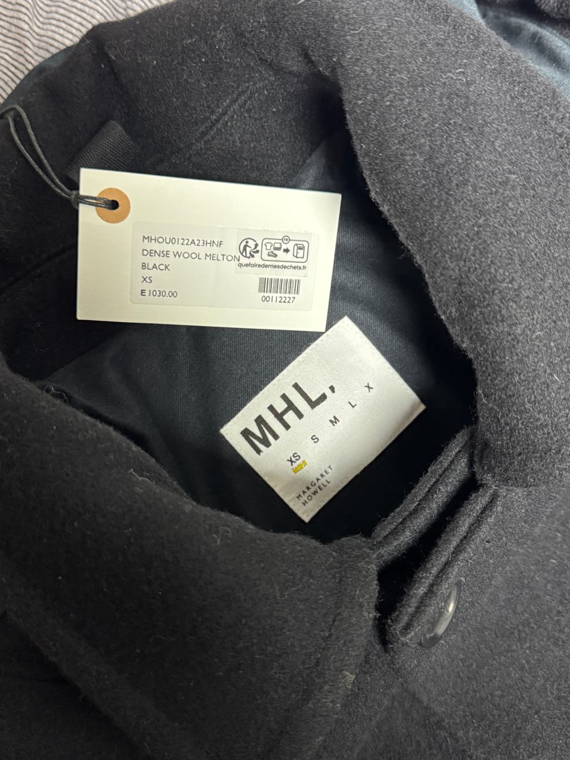 MHL. by Margaret Howell 울 멜튼 후드 코트 상품이미지4