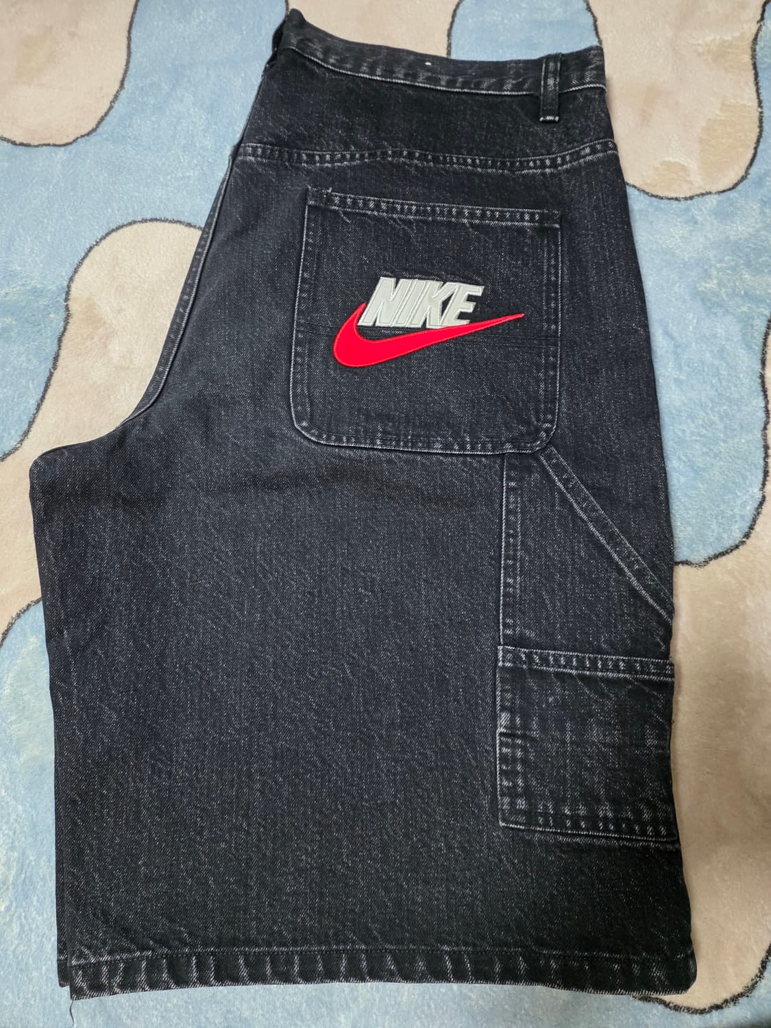 나이키 슈프림 데님 쇼츠  블랙 36 상품이미지2
