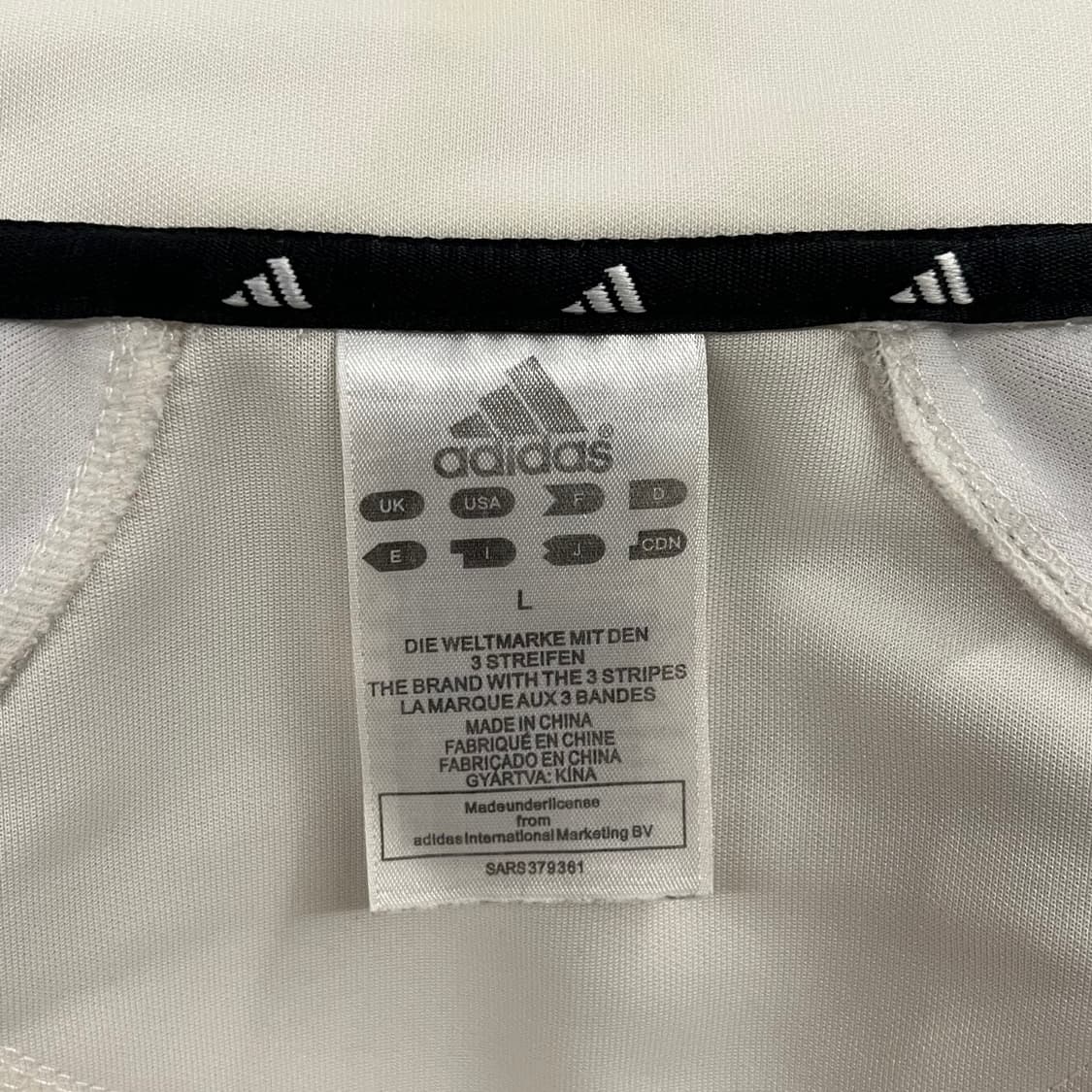 아디다스 화이트 져지 트랙탑 상품이미지5