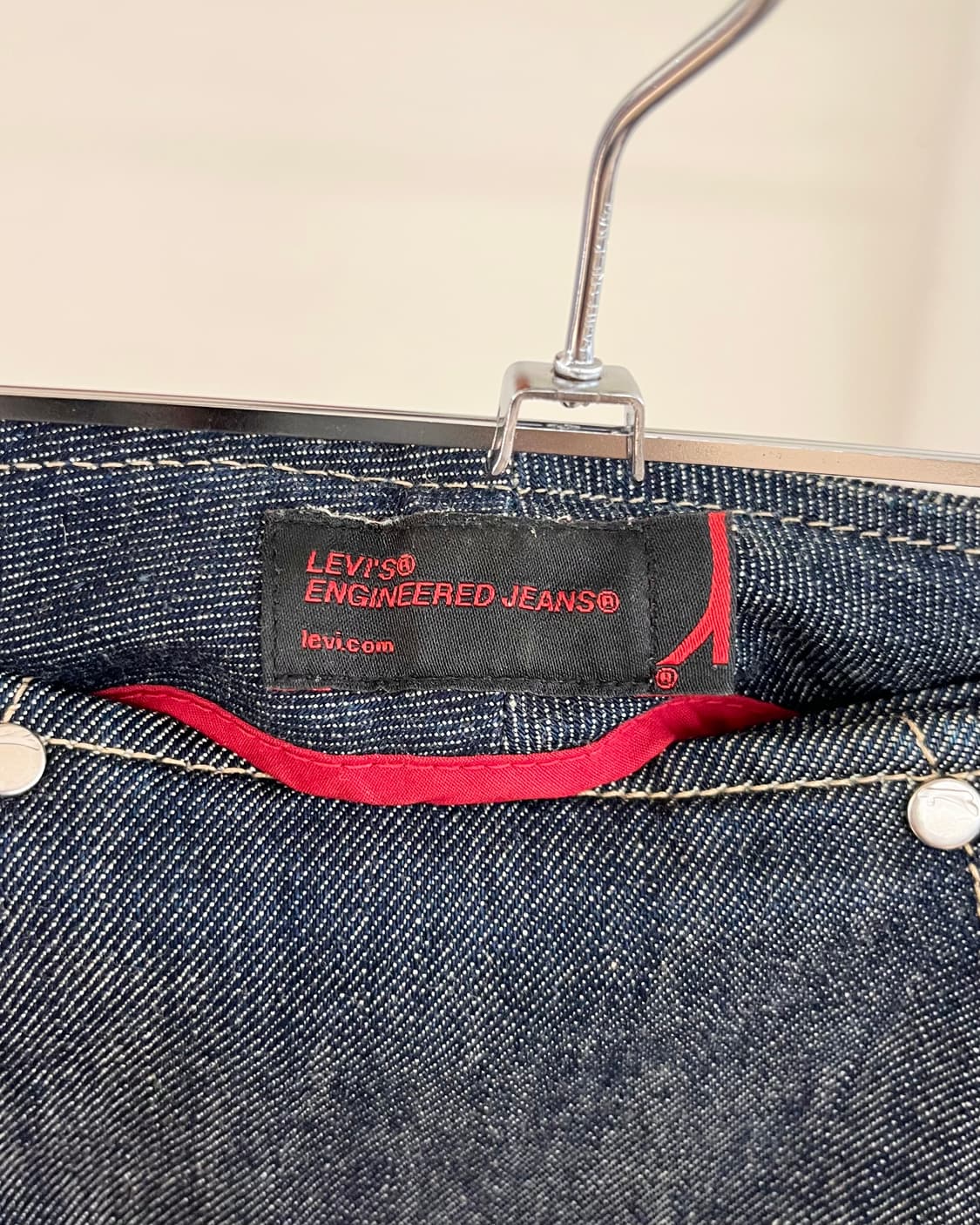 리바이스 블루 엔지니어드 데님 스커트 상품이미지7