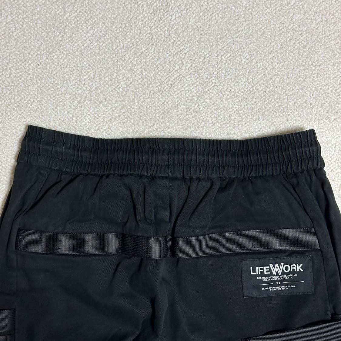 라이프워크 포켓 카고 슬림 배기 팬츠 상품이미지4