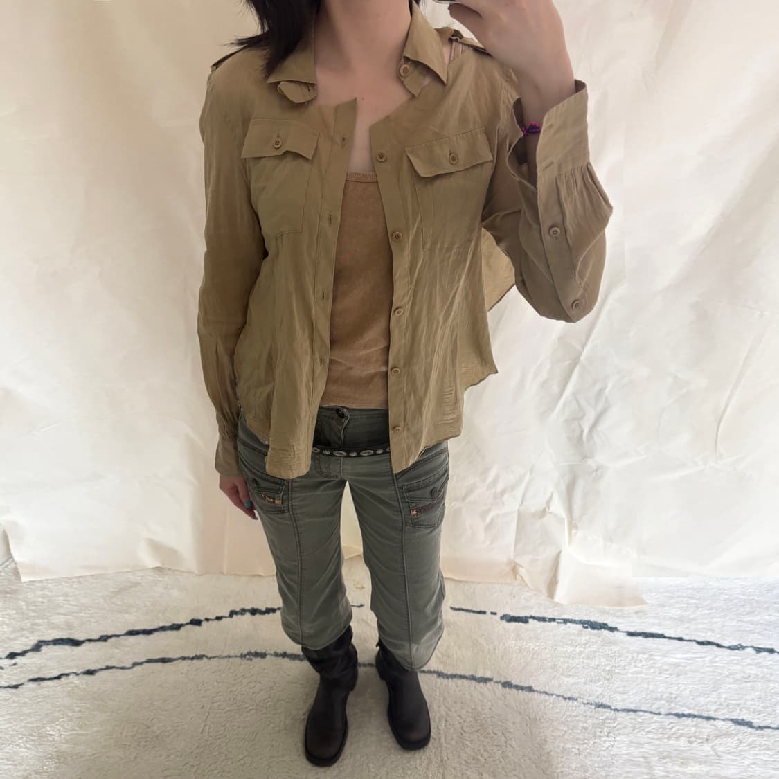 UNDERCOVER Open-Back Cut-Out Shirt 상품이미지1