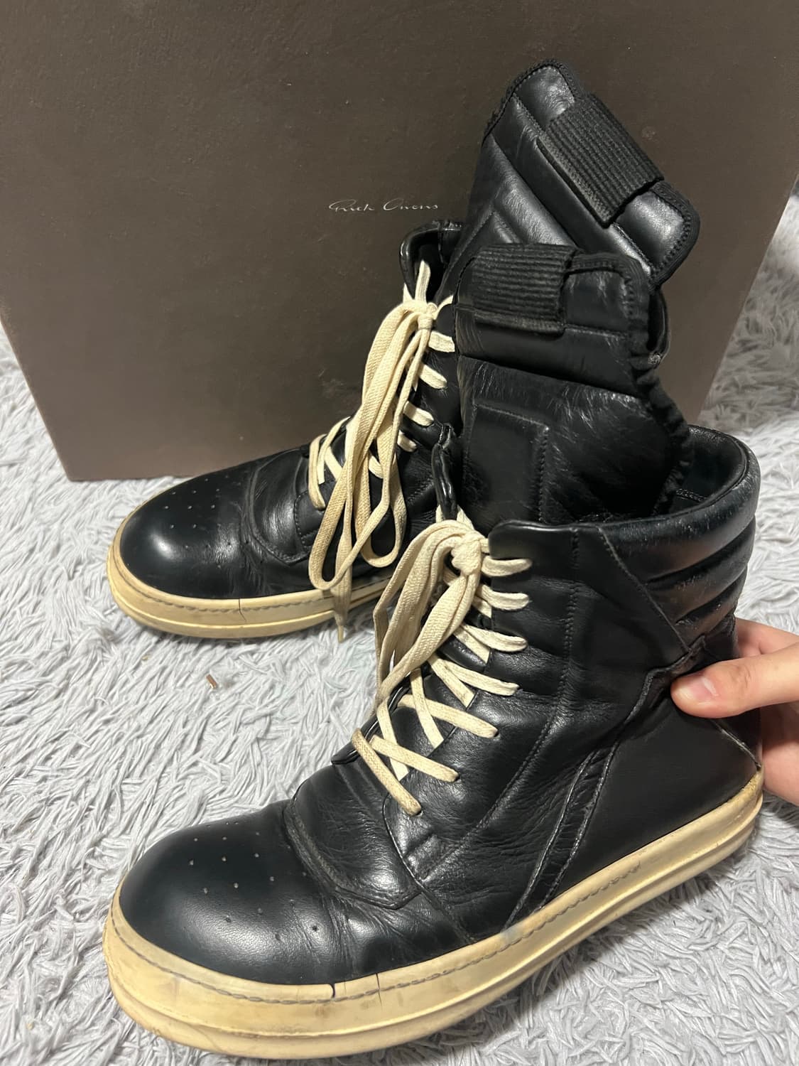 릭오웬스 지오바스켓 올검 40사이즈 상품이미지2