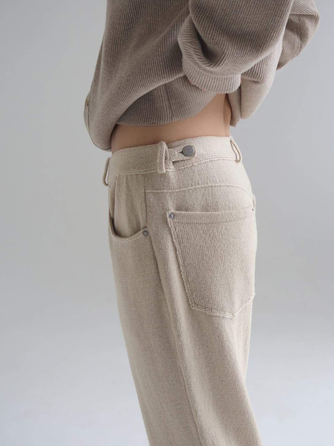 (5) 20FW 오라리 울 파인 스피닝 헤비 니트 5P 팬츠 상품이미지4