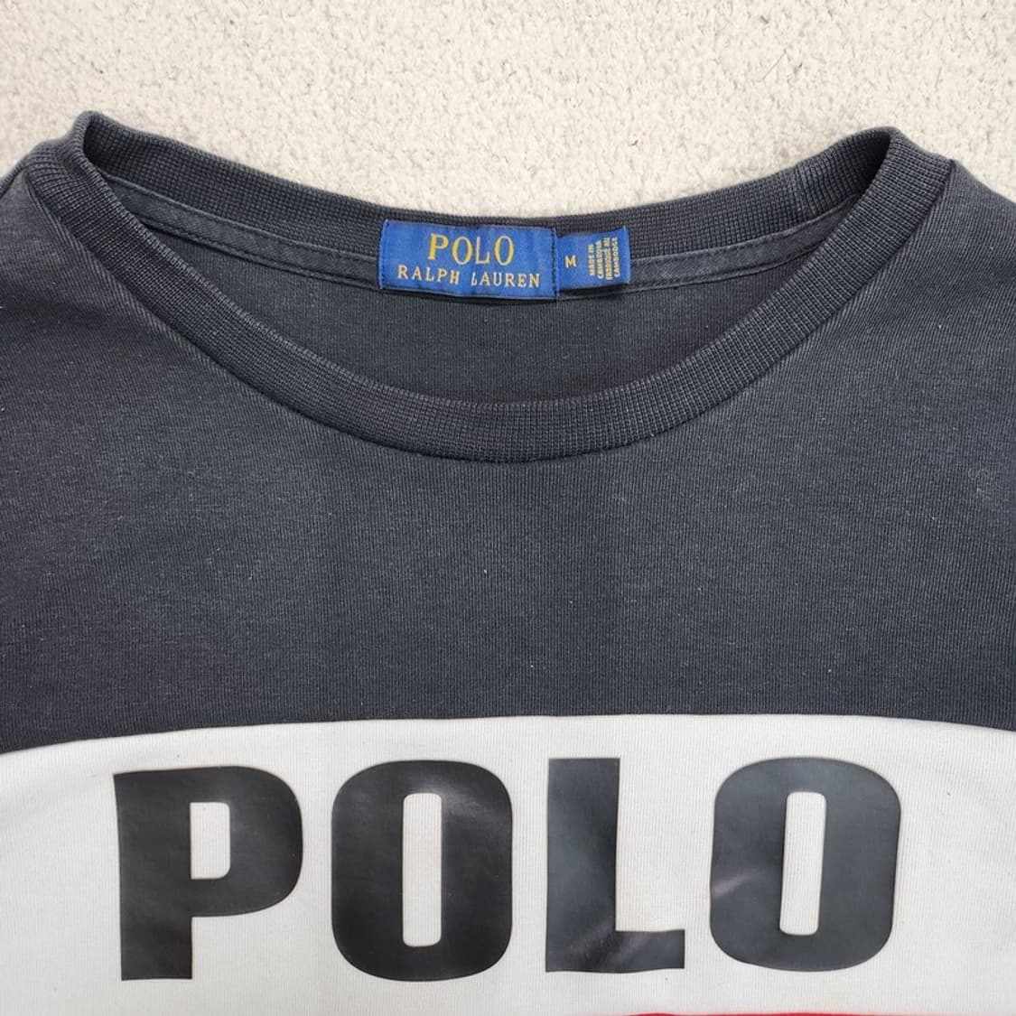 RALPH LAUREN 1967로고 프린팅 맨투맨 M 상품이미지4