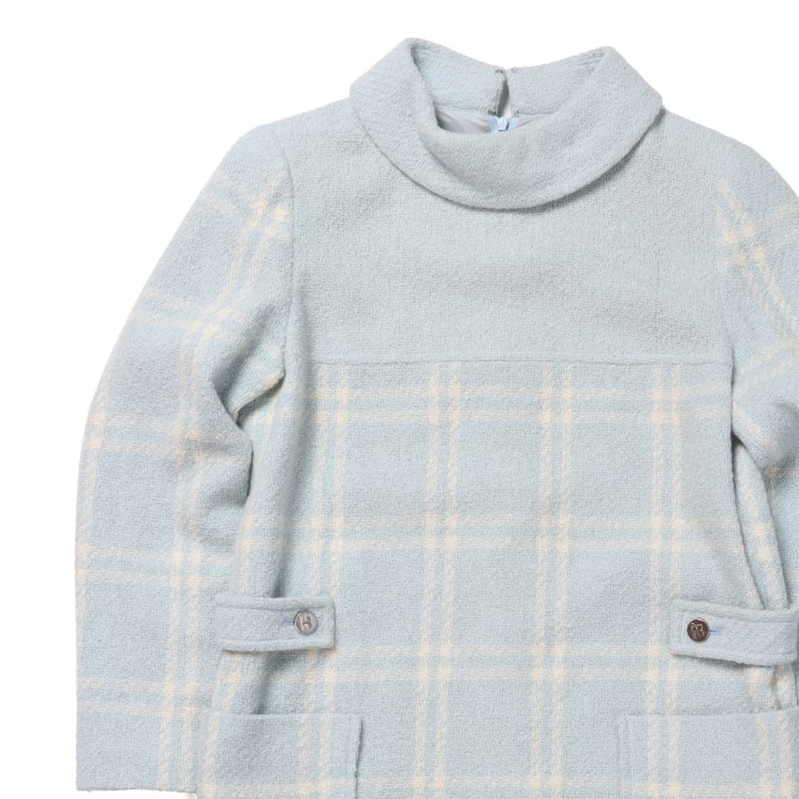 꾸레쥬 Courreges Mohair Wool Check Dress 
 상품이미지2