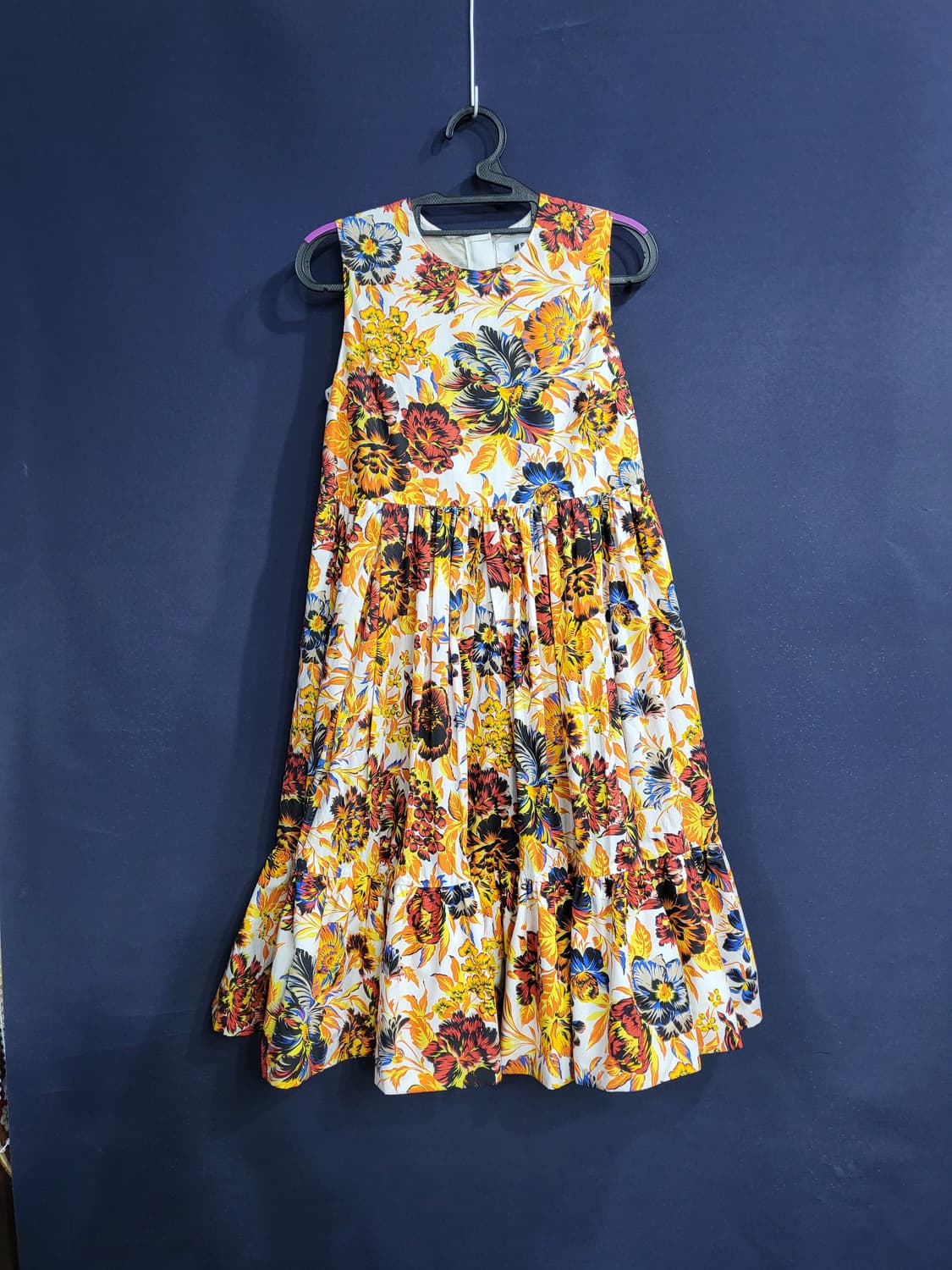 MSGM 민소매 셔링 원피스 상품이미지1