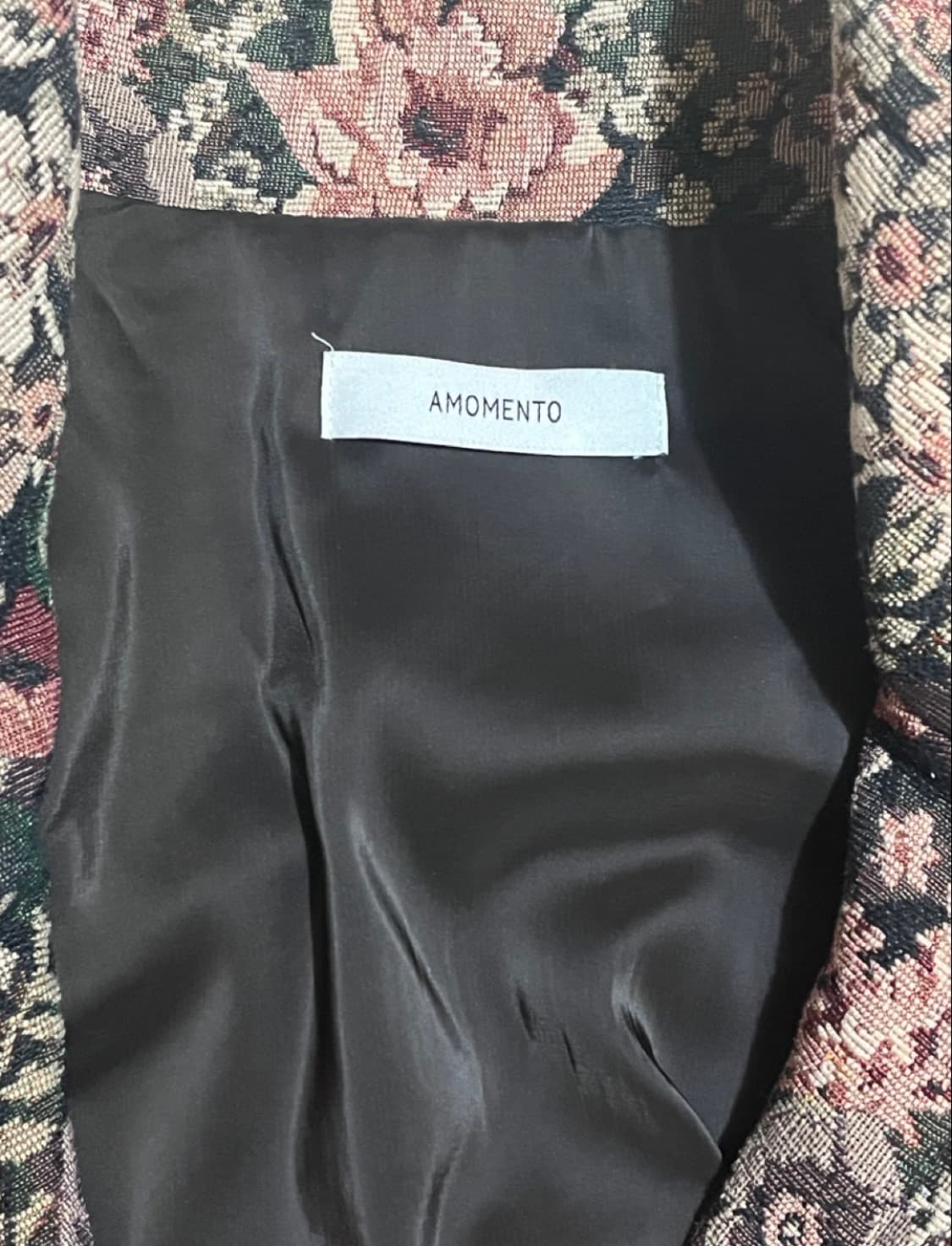 아모멘토 플라워 자카드 블루종 상품이미지9