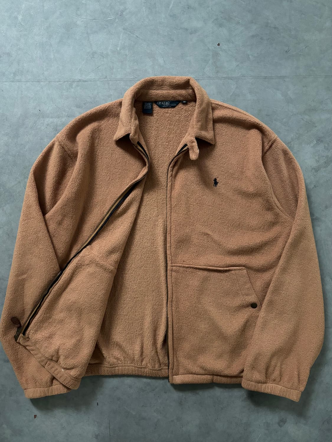 Polo 폴로 90’s USA 베이지 플리스 자켓 상품이미지1