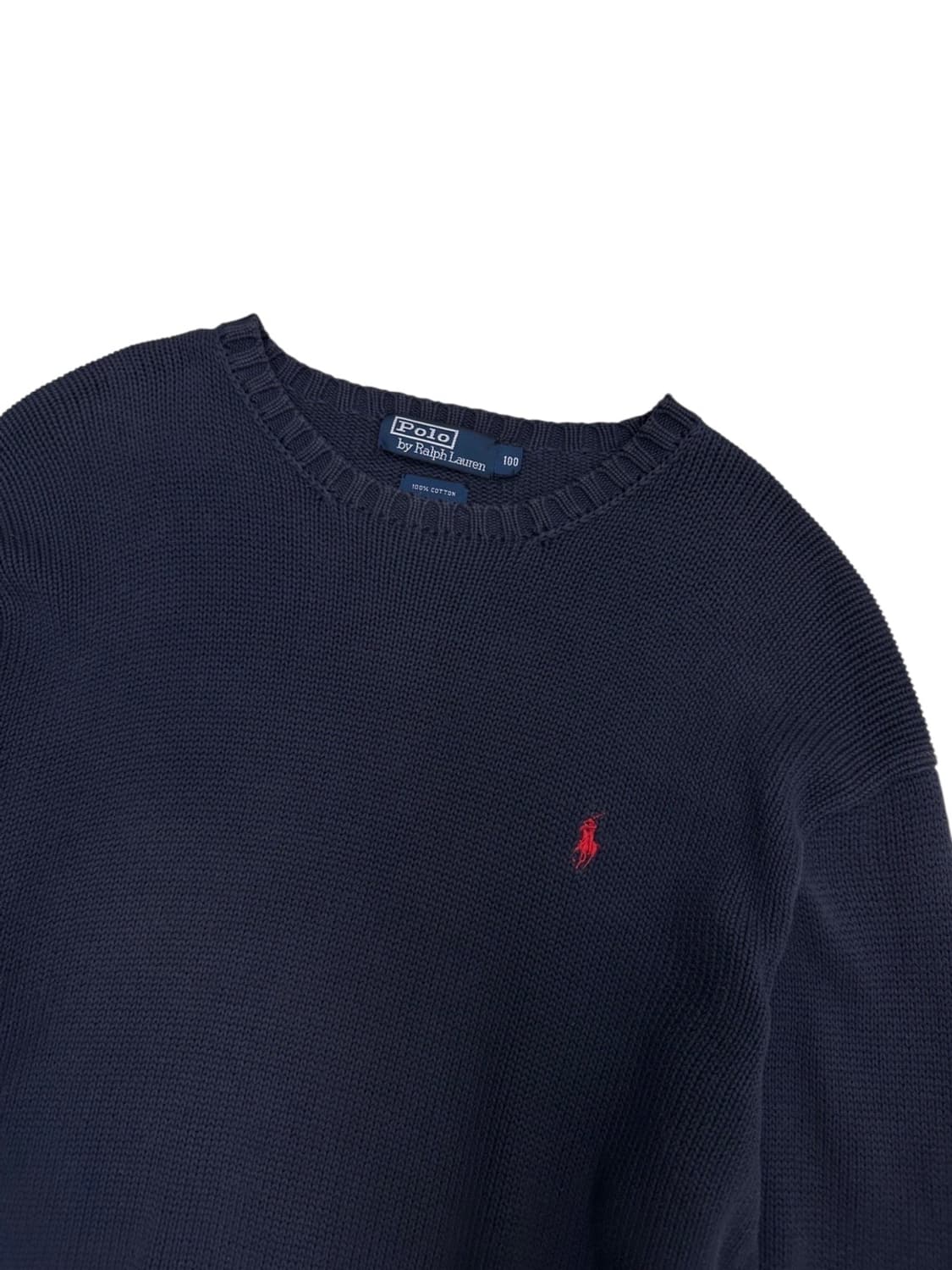 00s 폴로 니트 네이비 (L) 상품이미지2