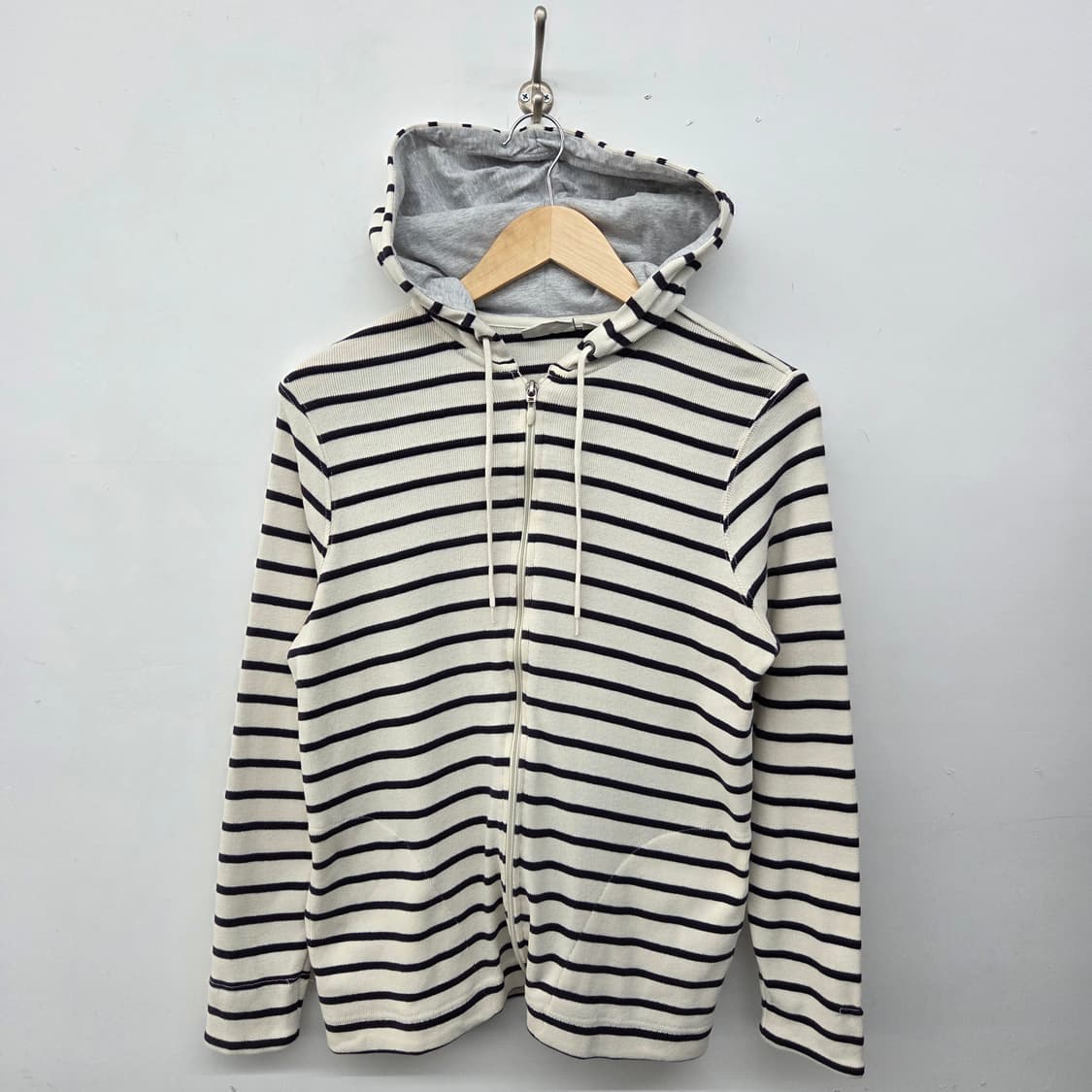 llbean 엘엘빈 줄무늬 후드 집업 여m 상품이미지1